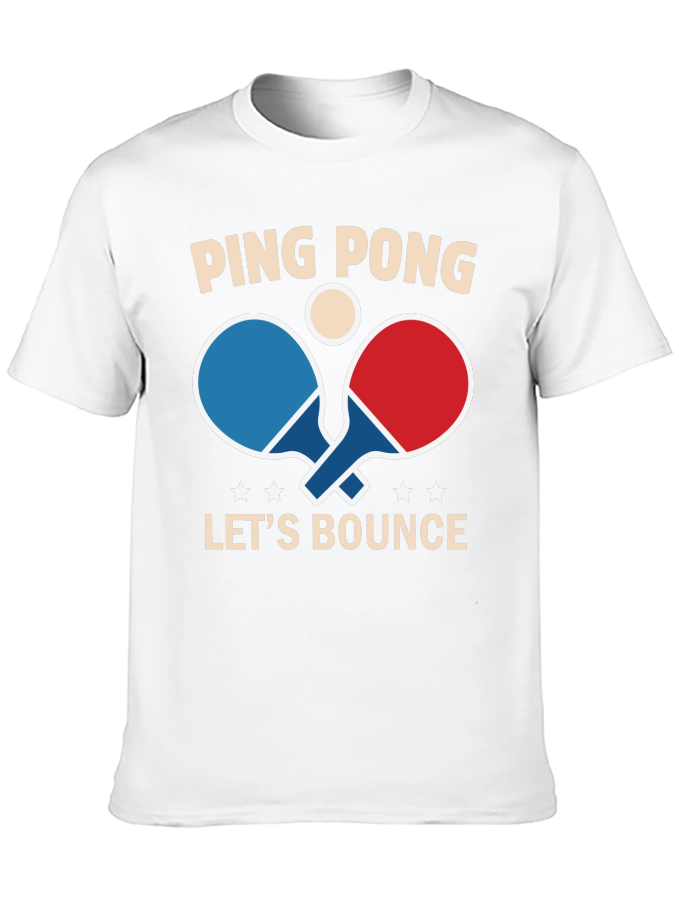 Black Ping Pong Let's Bounce Graphic Tee - Black view 10