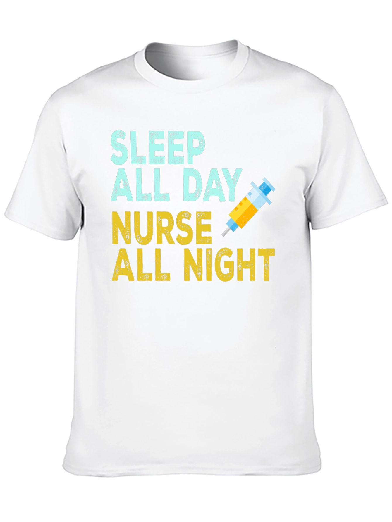 Black Nurse Sleep All Day T-Shirt view 10