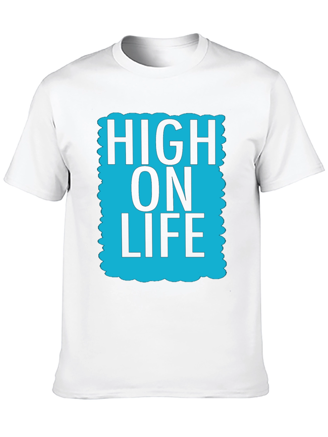 Black High On Life Graphic T-Shirt - Casual Cotton Tee view 10