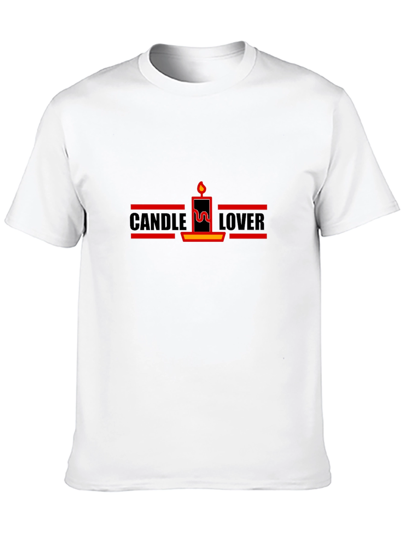 Black Candle Lover Graphic T-Shirt - Black view 10