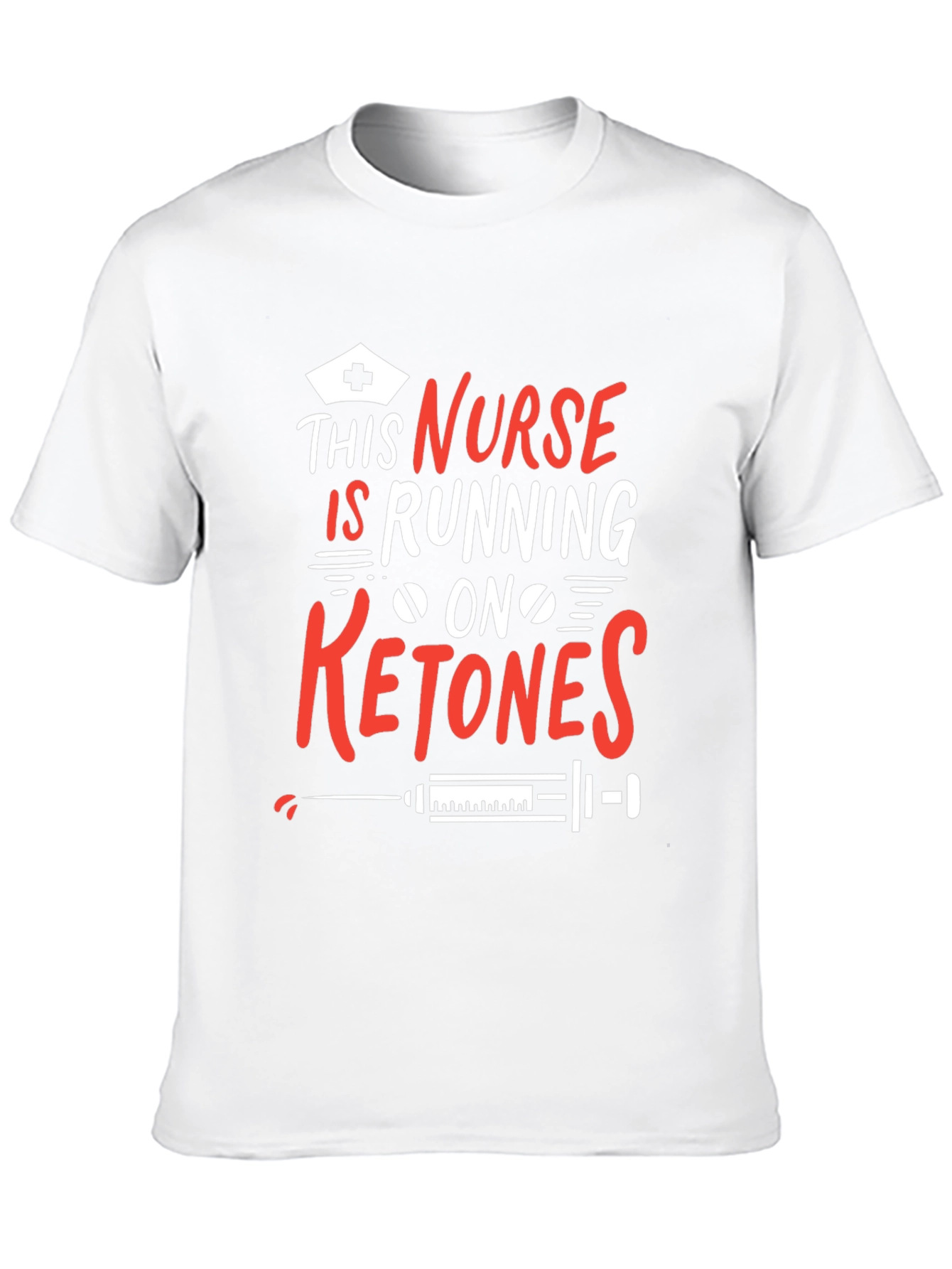 Black Nurse Ketones T-Shirt - Funny Medical Tee view 10