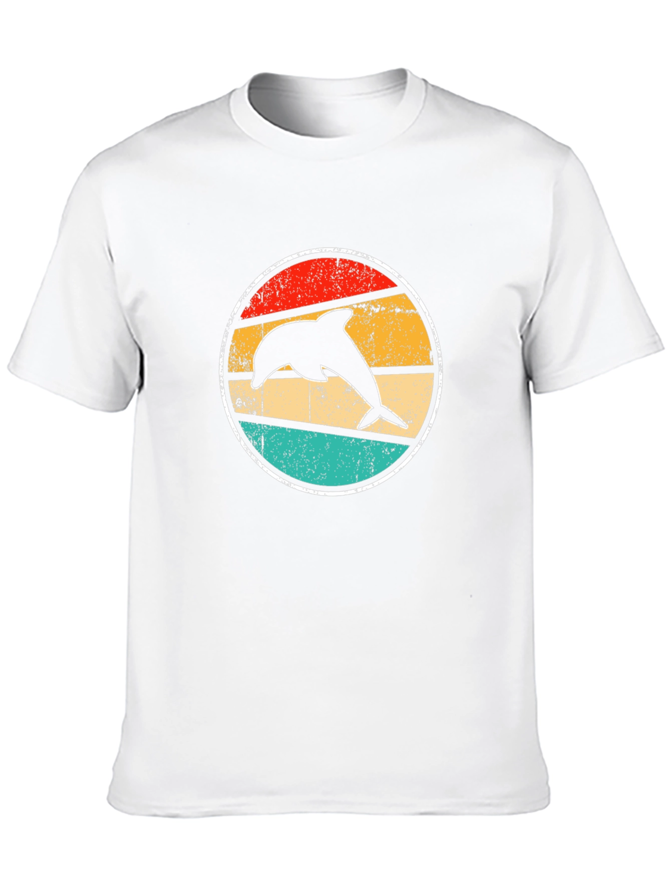 Black Retro Dolphin T-Shirt - Black view 10