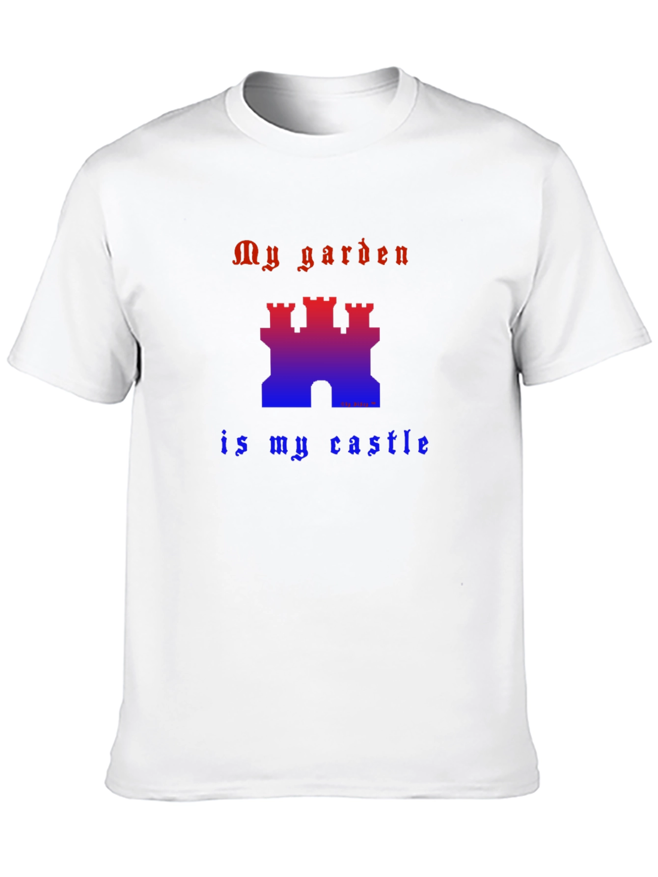 Black My Garden is My Castle Graphic Tee - Black view 10