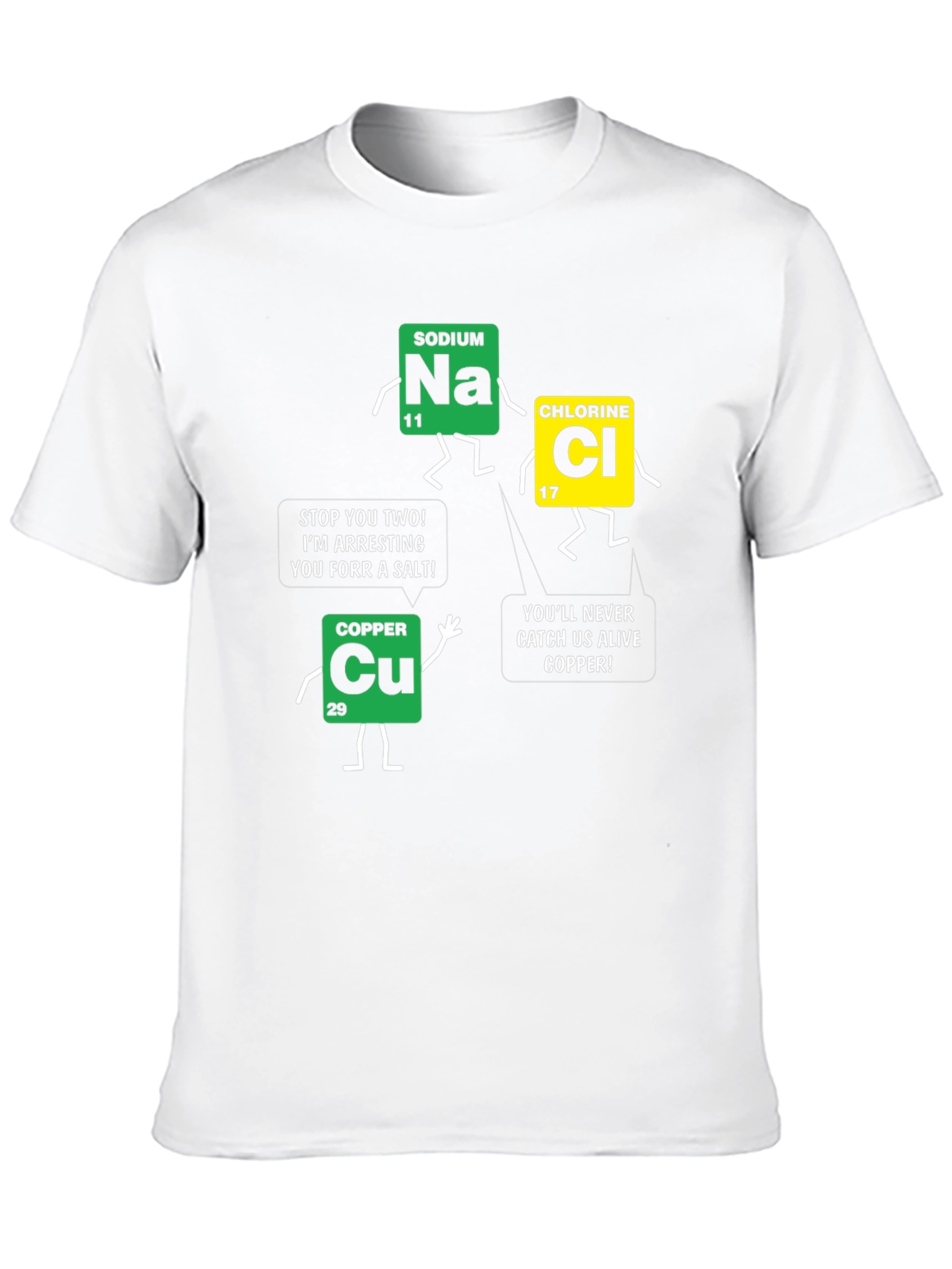 Black Funny Science Chemistry T-Shirt view 10