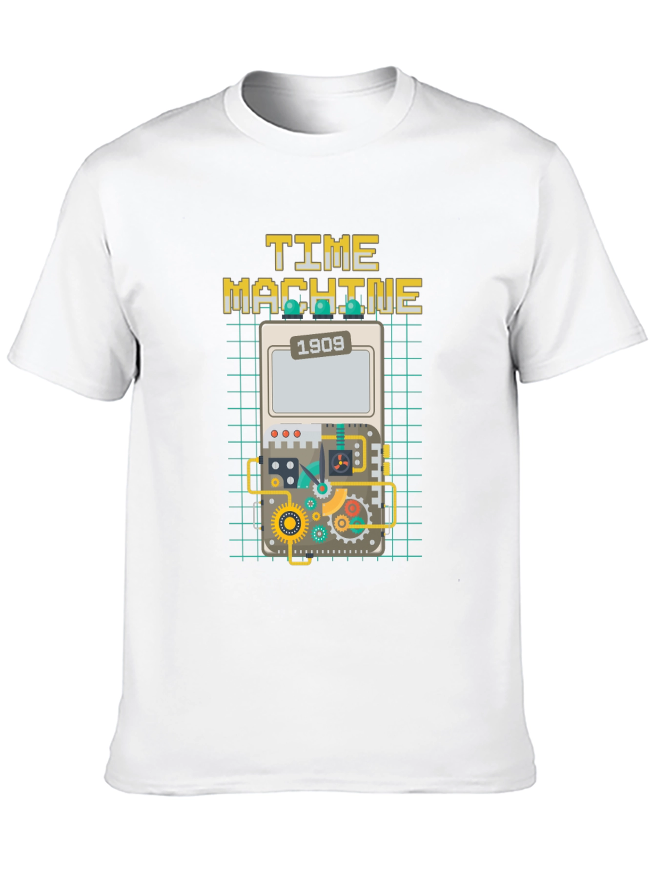 Time Machine Graphic Tee - Retro Style - 10
