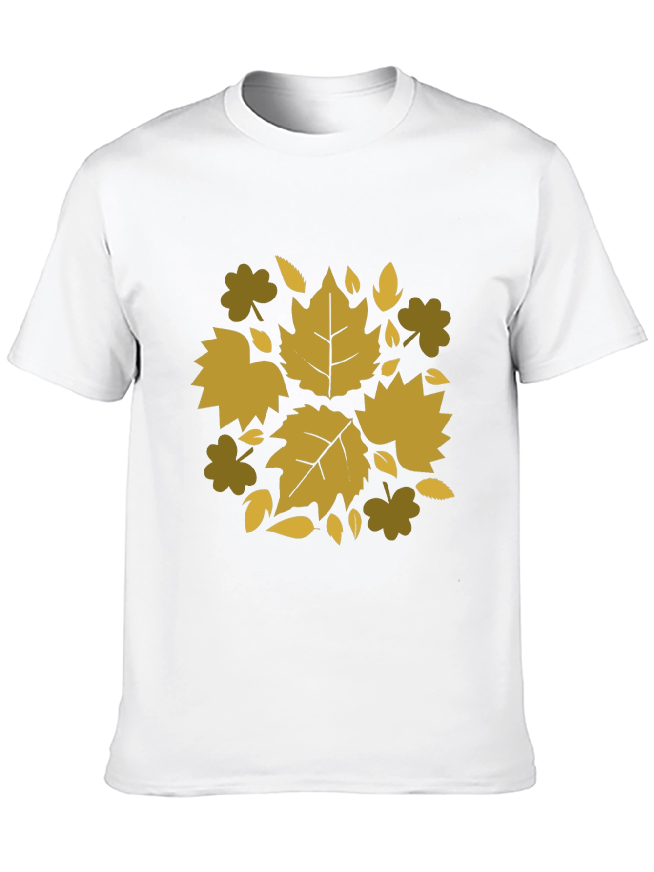 Black Autumn Leaf Graphic Tee - Stylish Comfort view 10