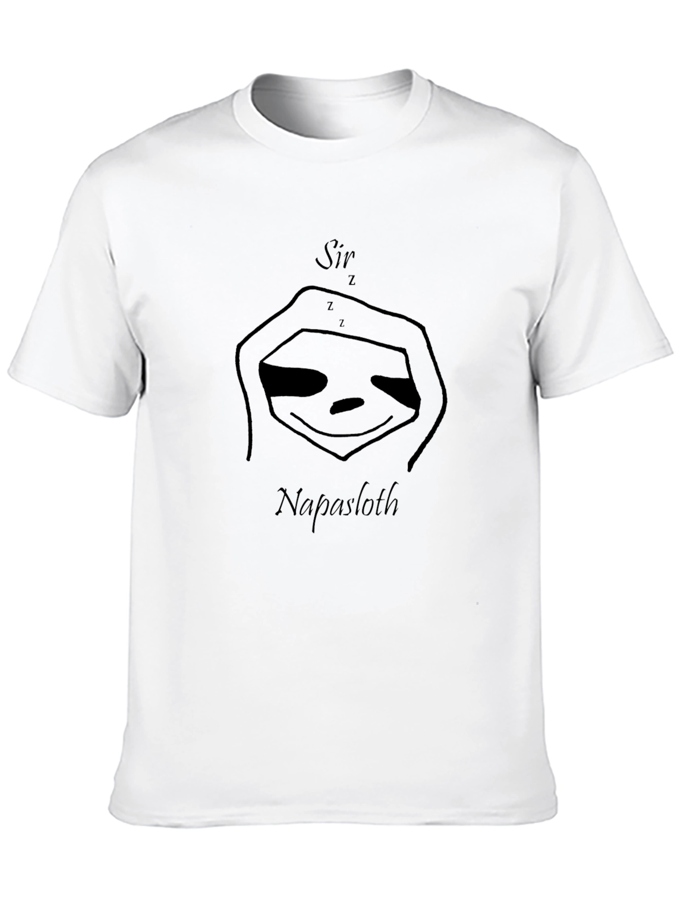 Black Sir Napasloth Graphic Tee - Black view 10