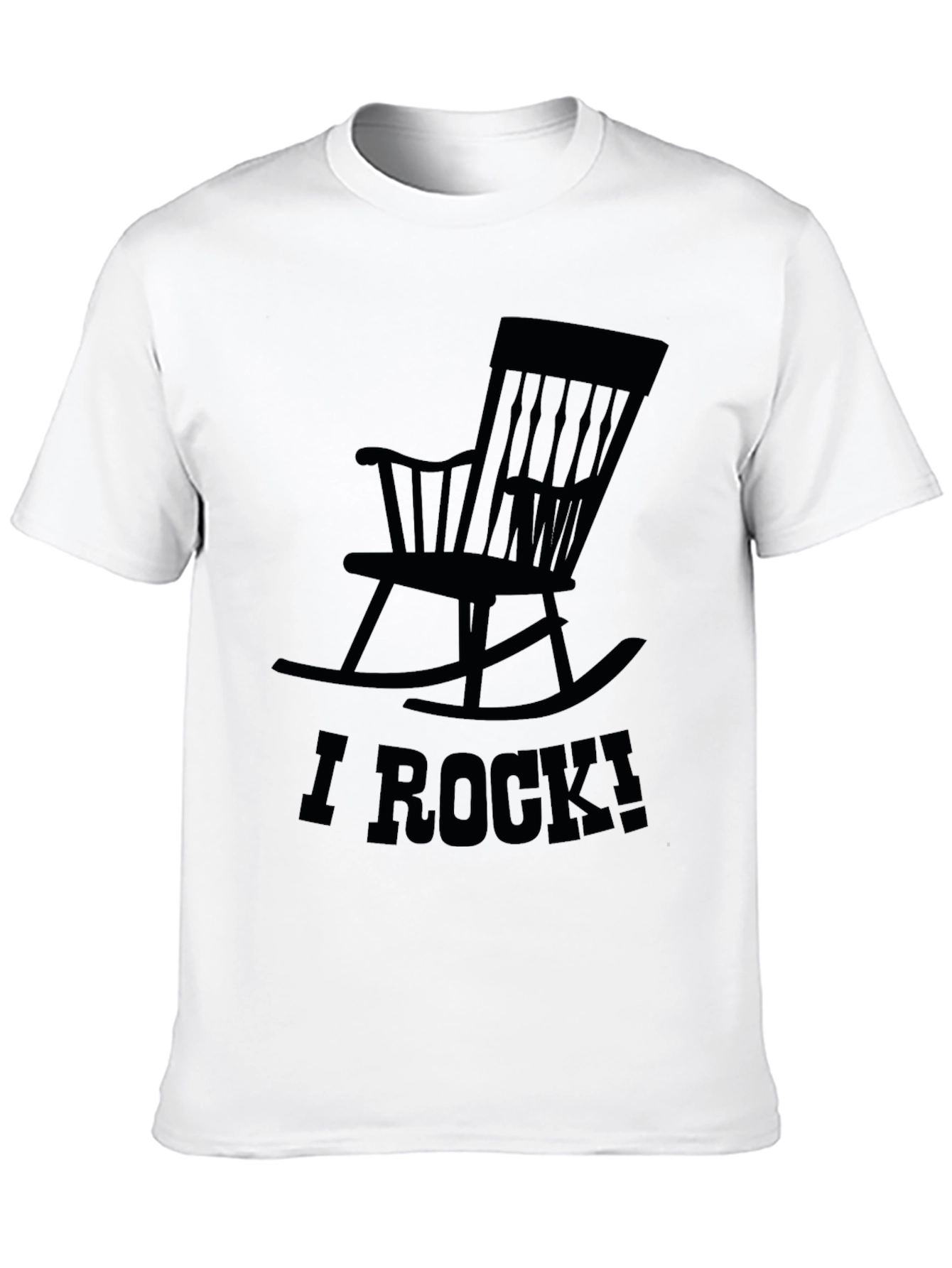 Black I Rock Rocking Chair Graphic T-Shirt view 10