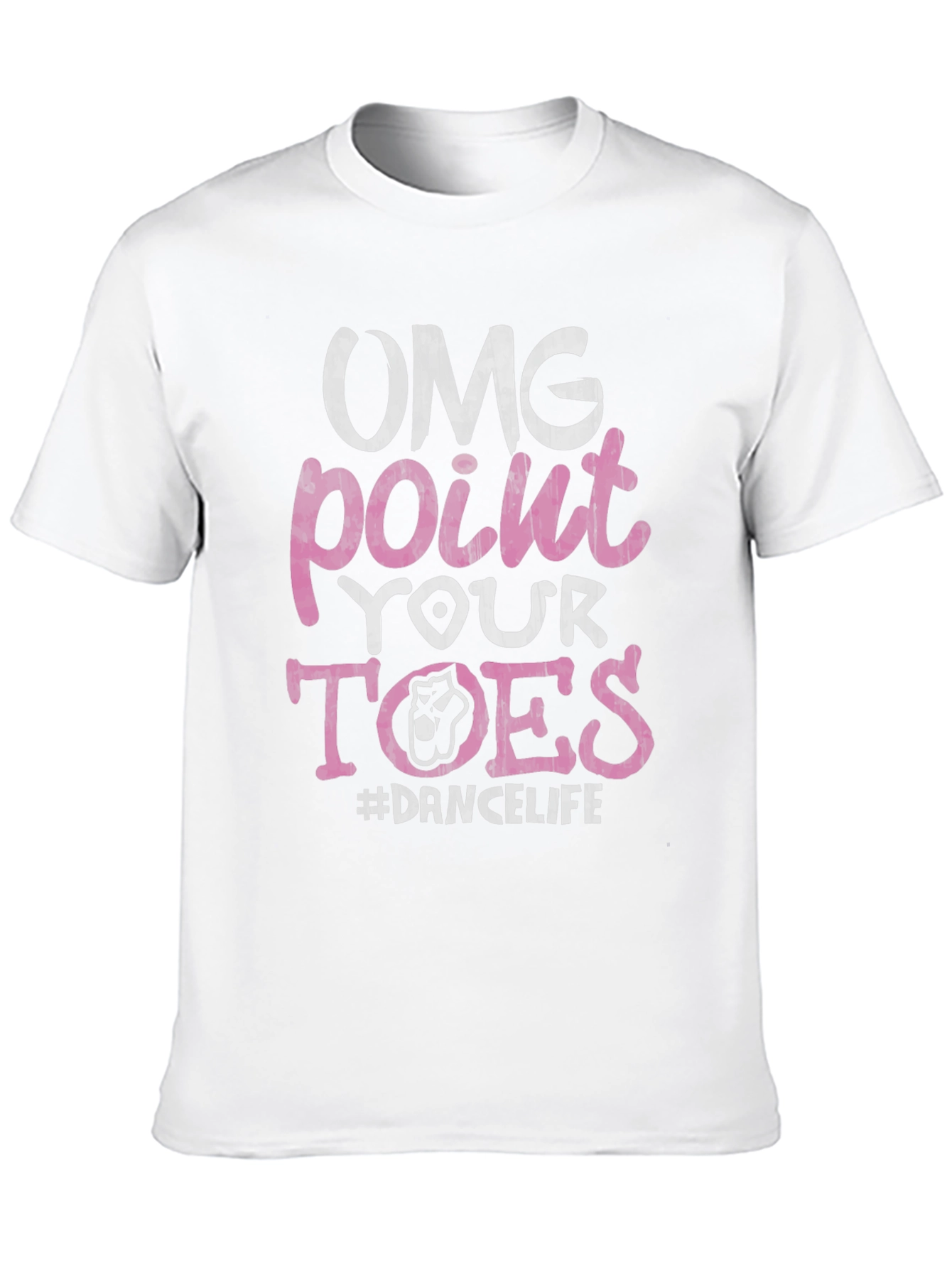 Black OMG Point Your Toes Dance T-Shirt view 10