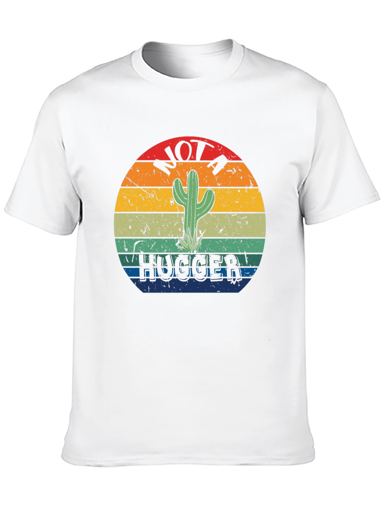 Black Not A Hugger Cactus Graphic Tee view 10