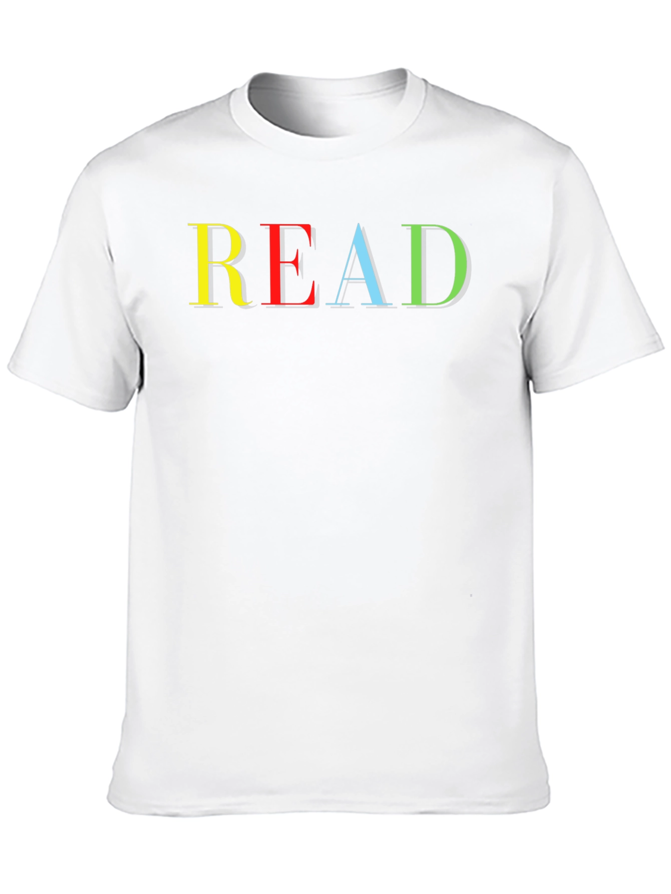 Black Colorful READ Graphic Black T-Shirt view 10