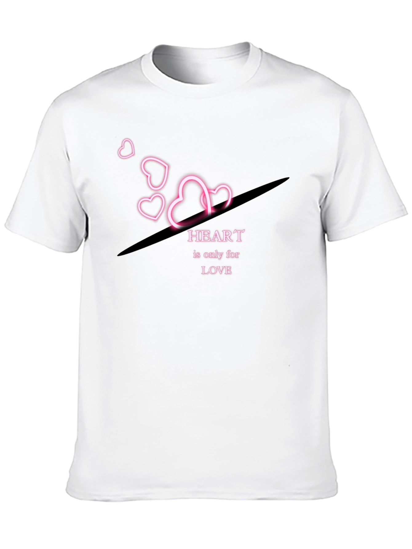 Black Heart is Only for Love - Graphic T-Shirt view 10