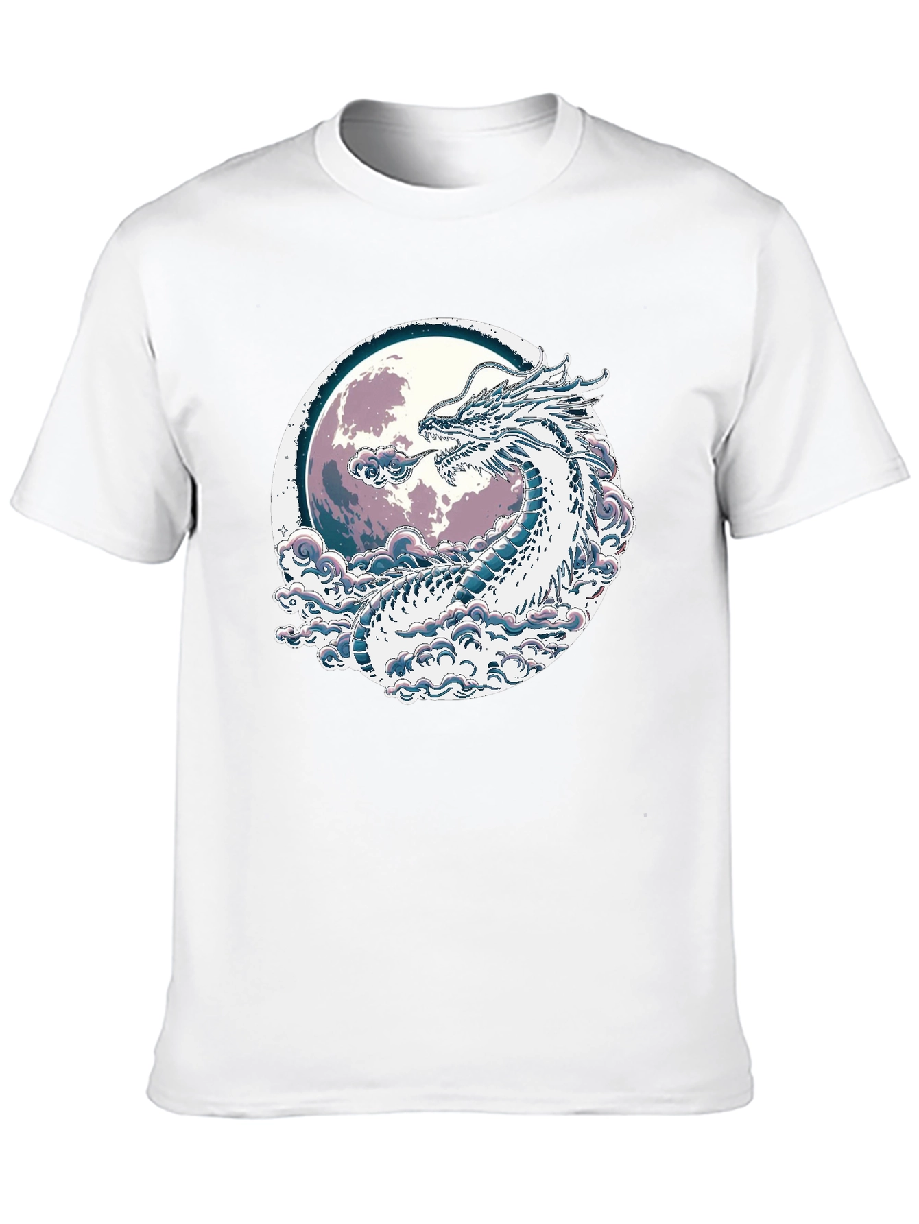 Black Dragon Moon Graphic Tee view 10