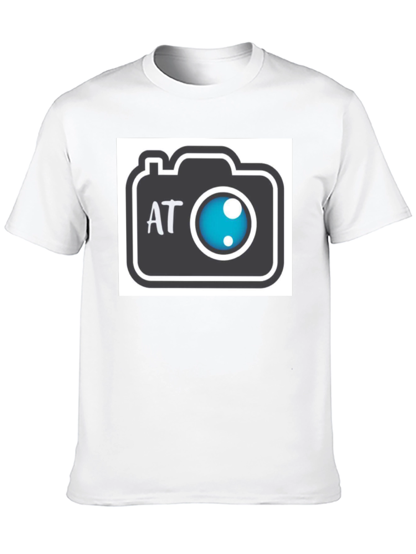 Black Camera Graphic Black T-Shirt view 10