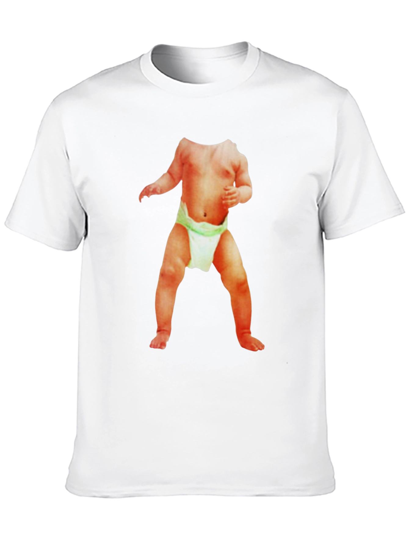 Black Black T-Shirt with Baby Image view 10