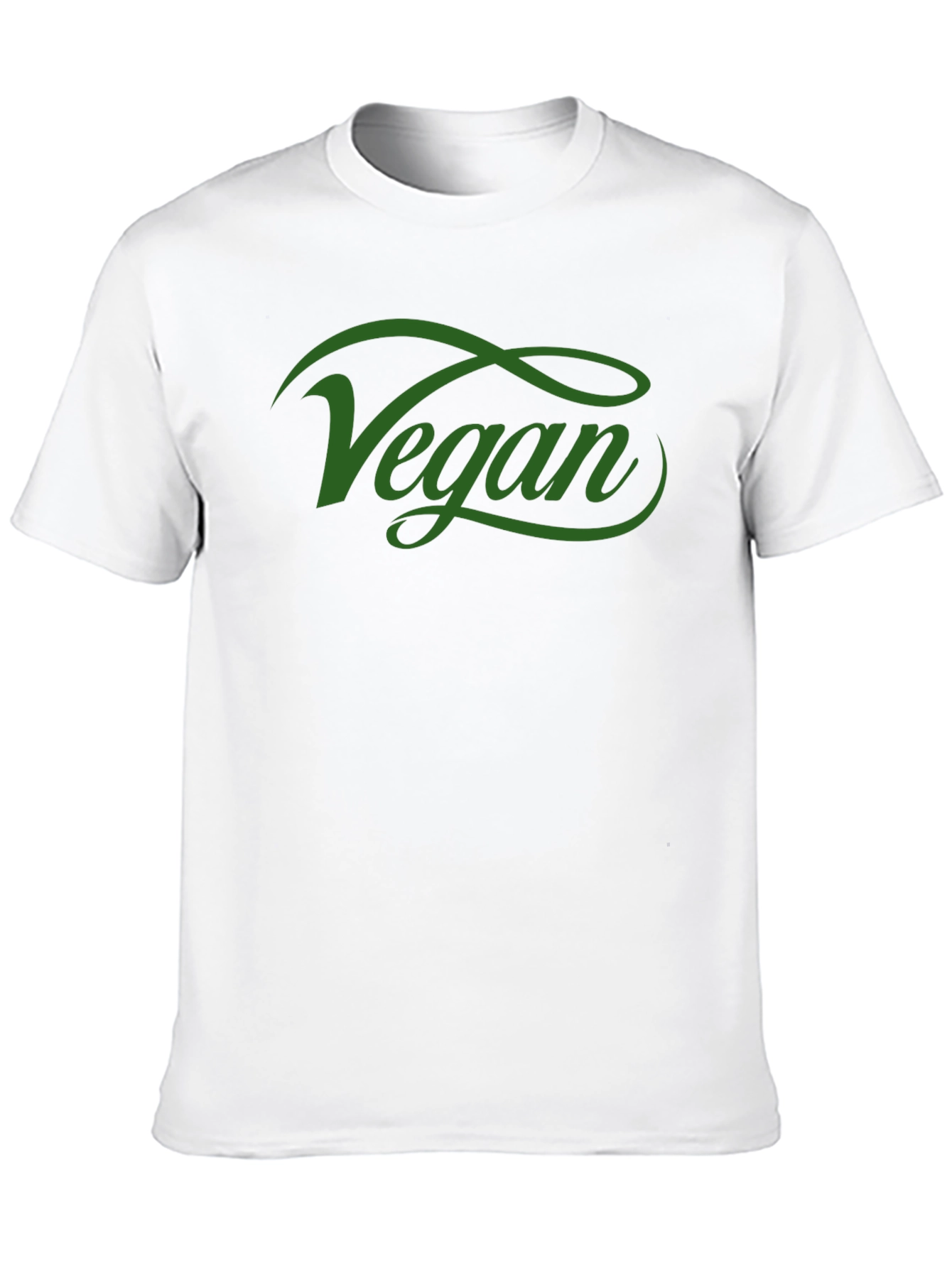 Black Vegan Script Tee - Stylish Black T-Shirt view 10