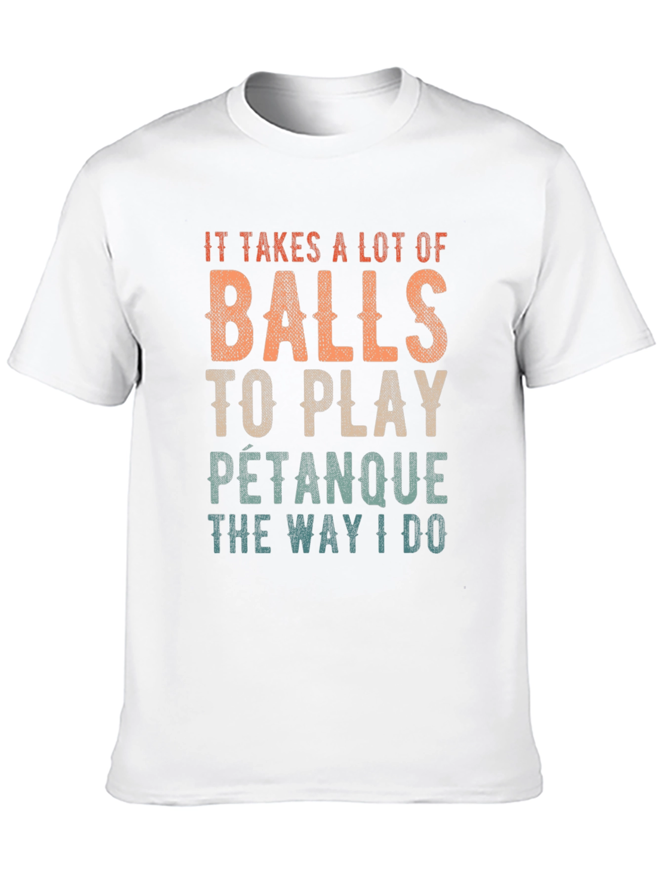 Black Balls to Play Petanque T-Shirt view 10