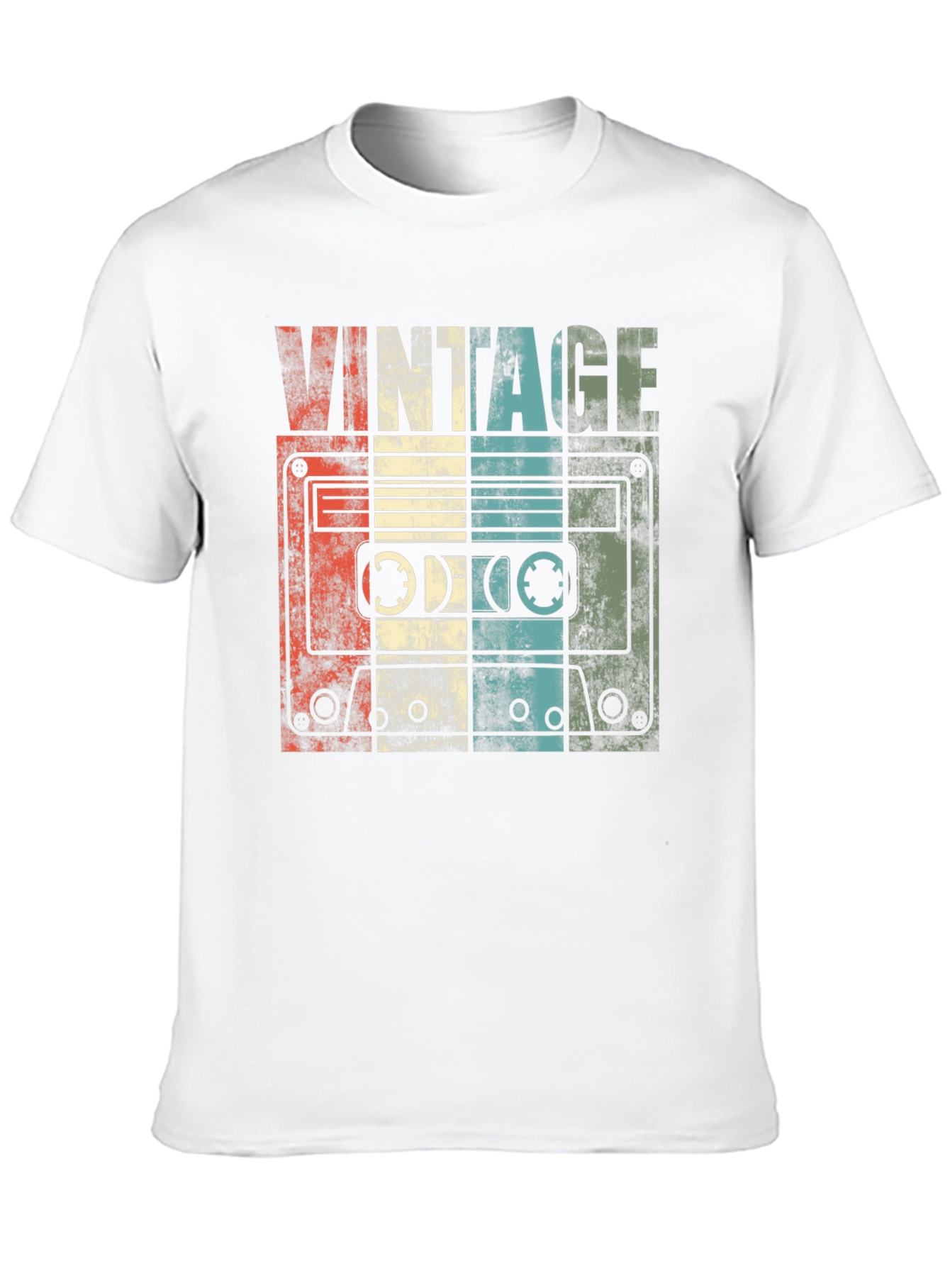 Black Vintage Cassette Tape Graphic T-Shirt view 10