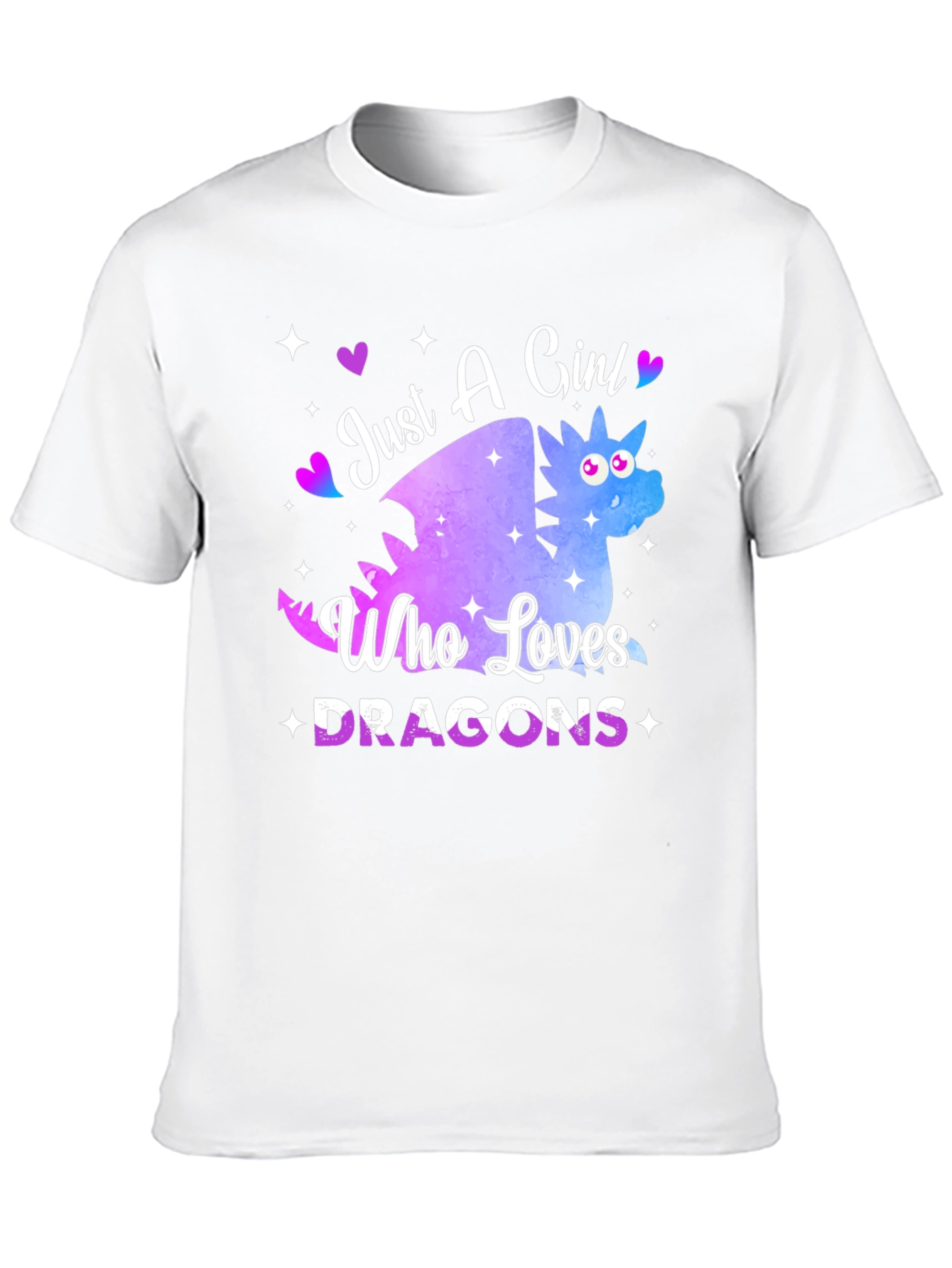 Black Girl Who Loves Dragons T-Shirt - Cute Dragon Graphic Tee view 10