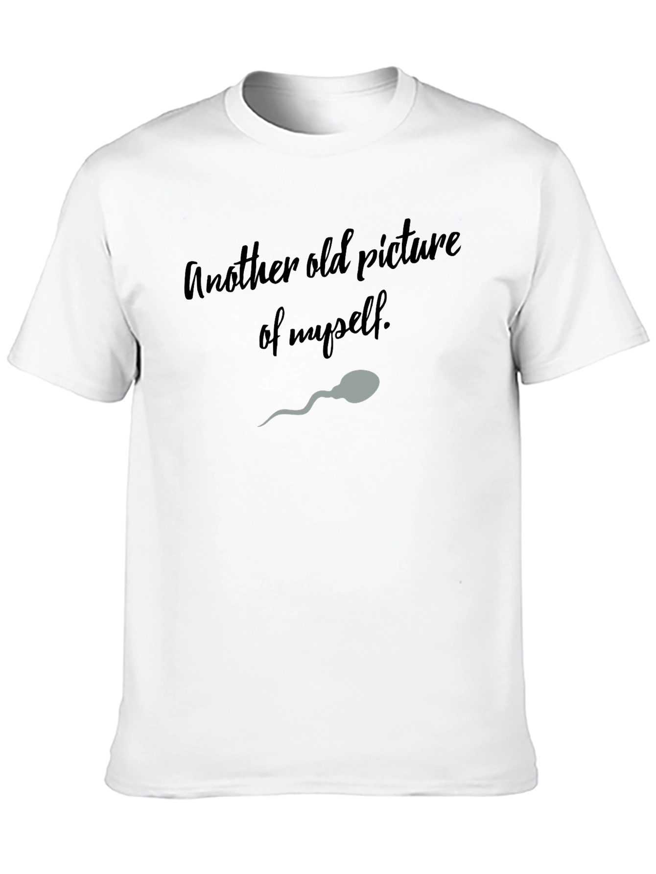 Black Funny 'Another Old Picture' Graphic Tee view 10