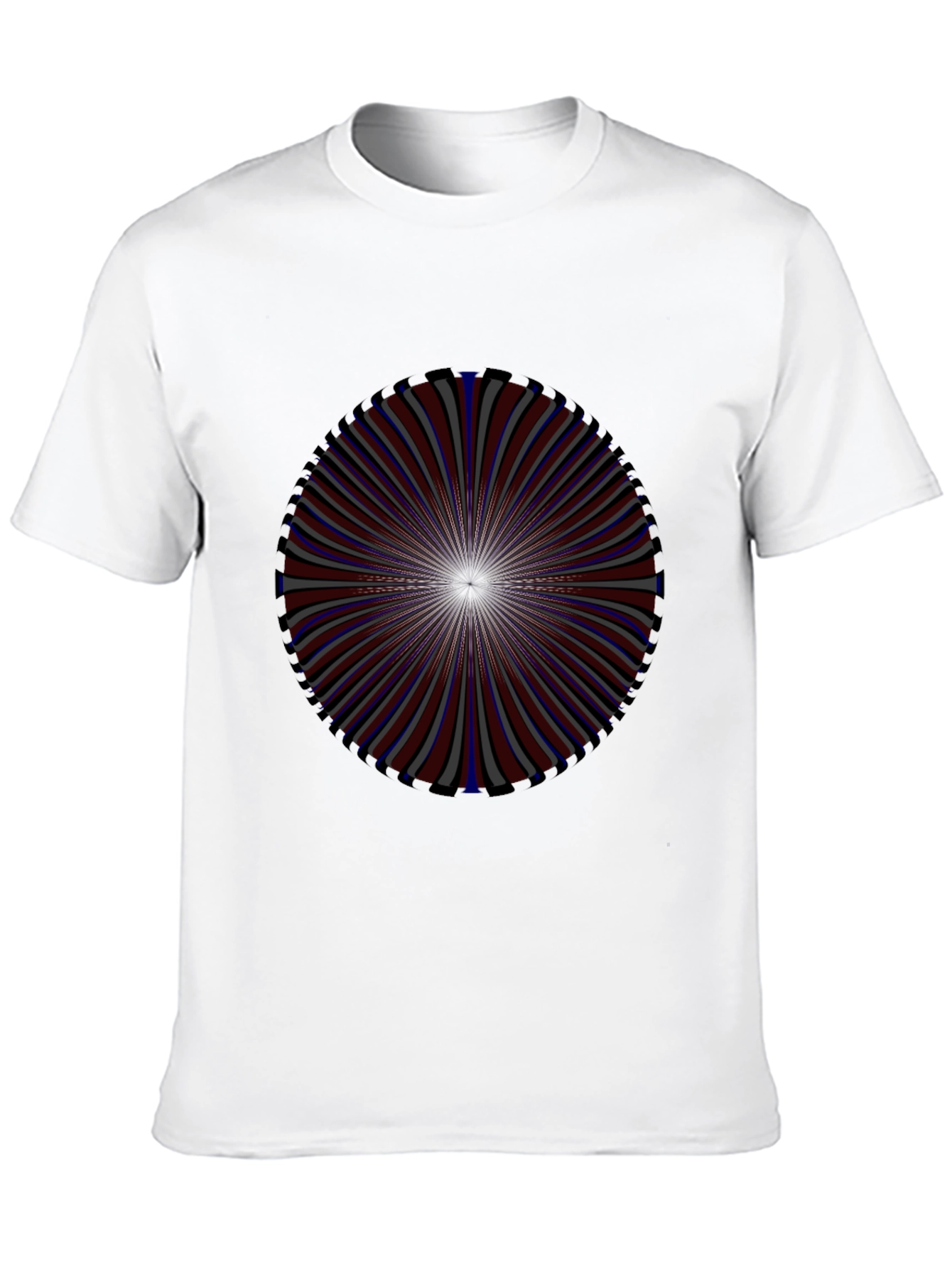 Black Optical Illusion Graphic Tee - Unique Design view 10