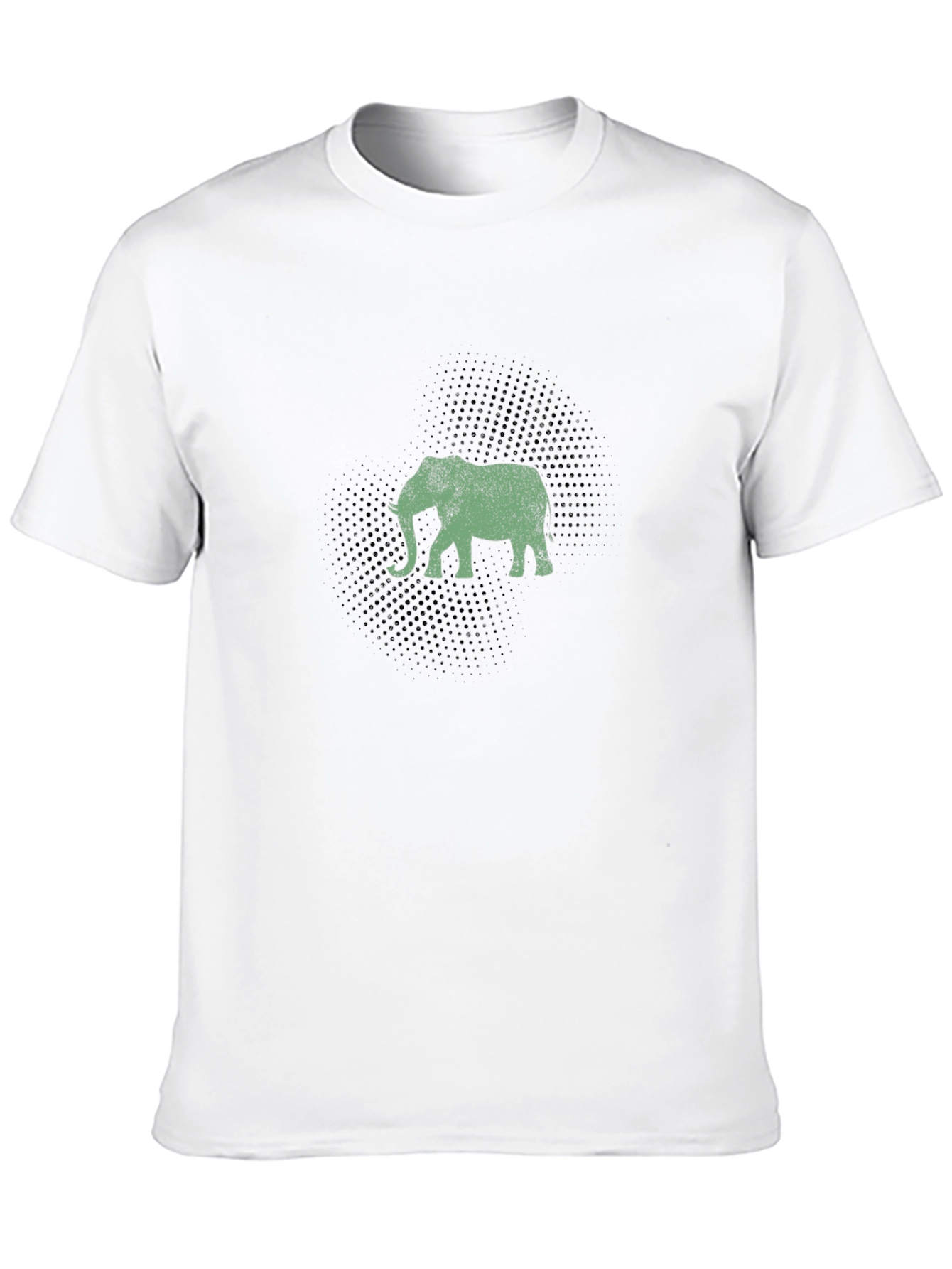 Black Elephant Graphic Black T-Shirt view 10