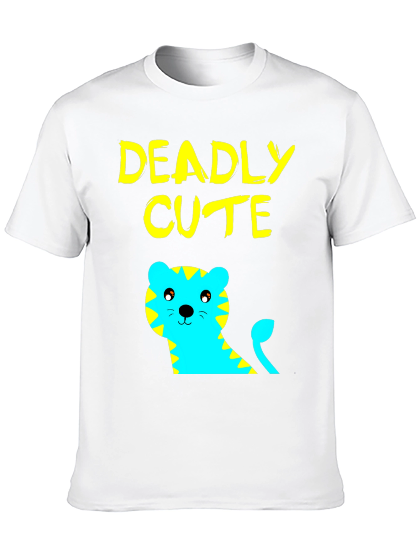 Black Deadly Cute Tiger Graphic Tee view 10