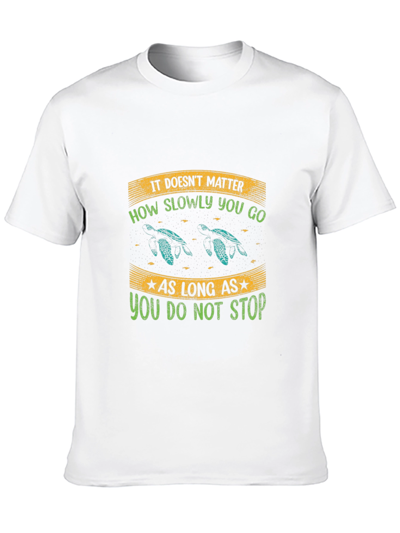Black Turtle Motivational T-Shirt - Don't Stop view 10