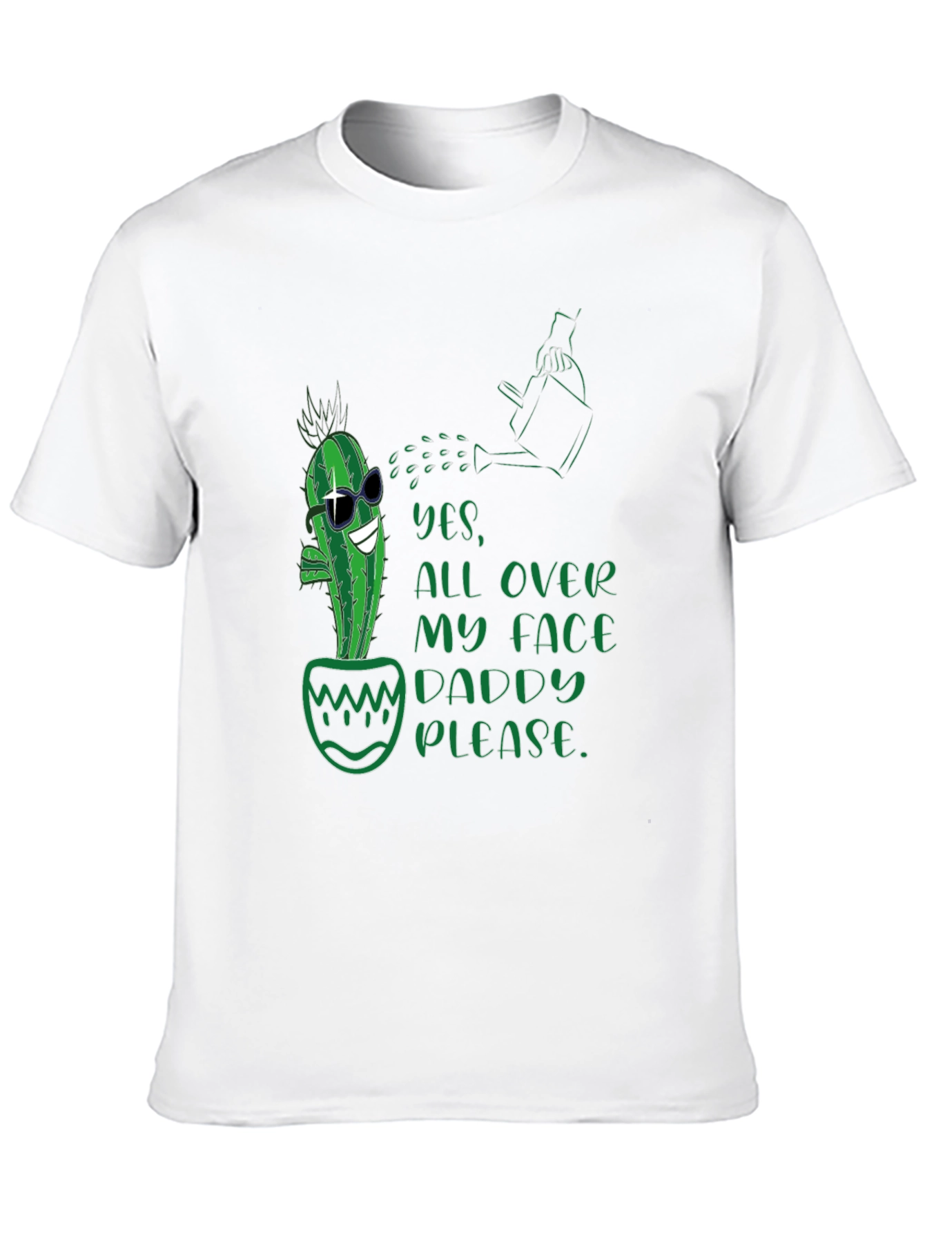 Black Cactus 'Yes, All Over My Face Daddy Please' T-Shirt view 10