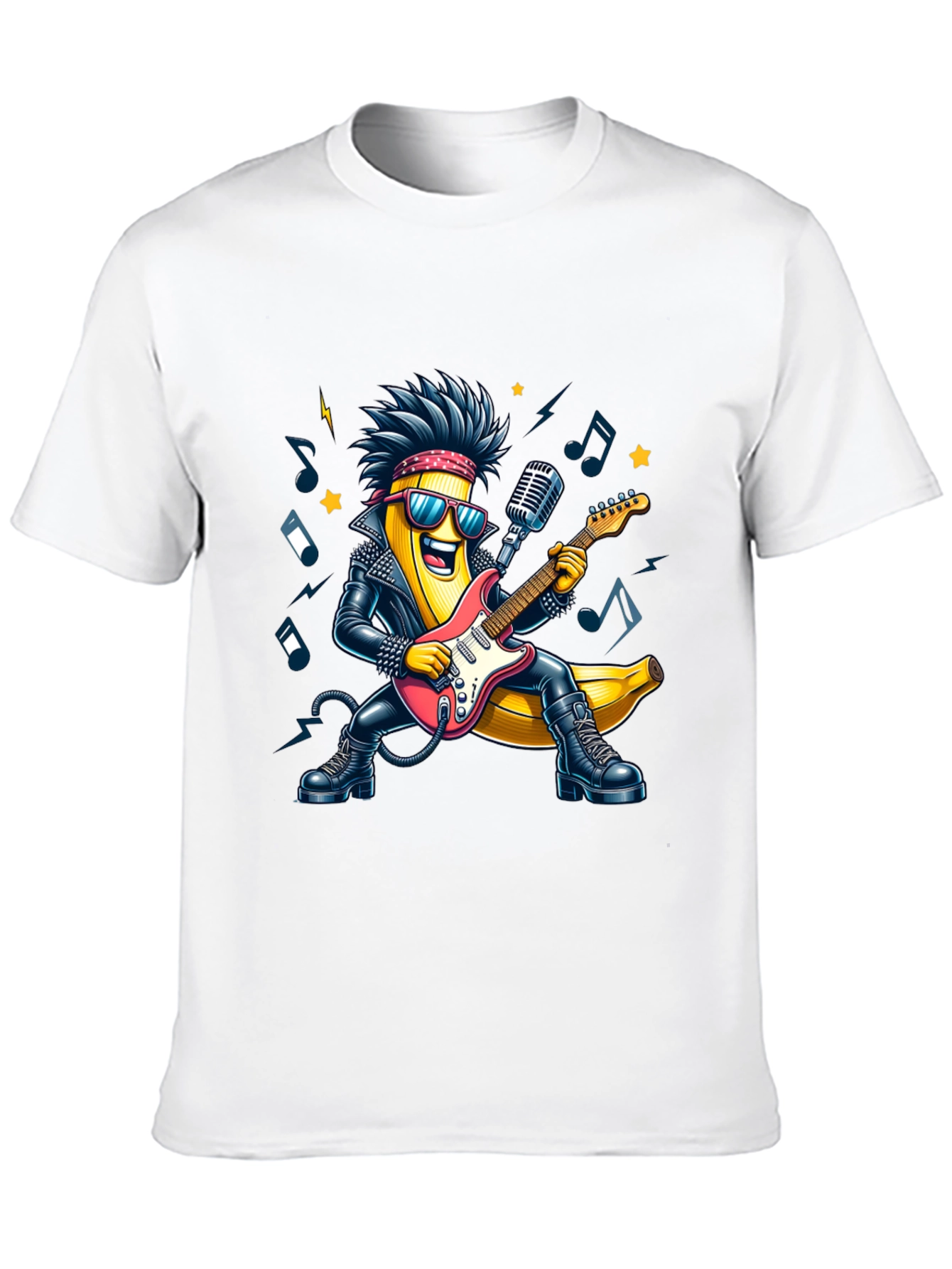 Black Rockstar Banana T-Shirt view 10