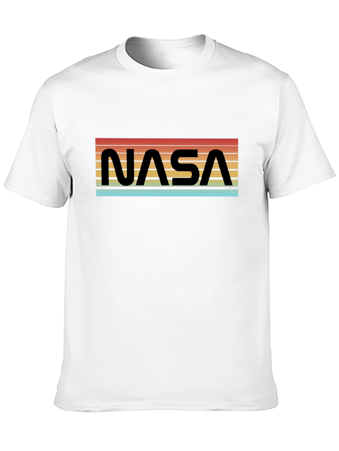 Black Retro NASA T-Shirt - Space Exploration Tee view 10