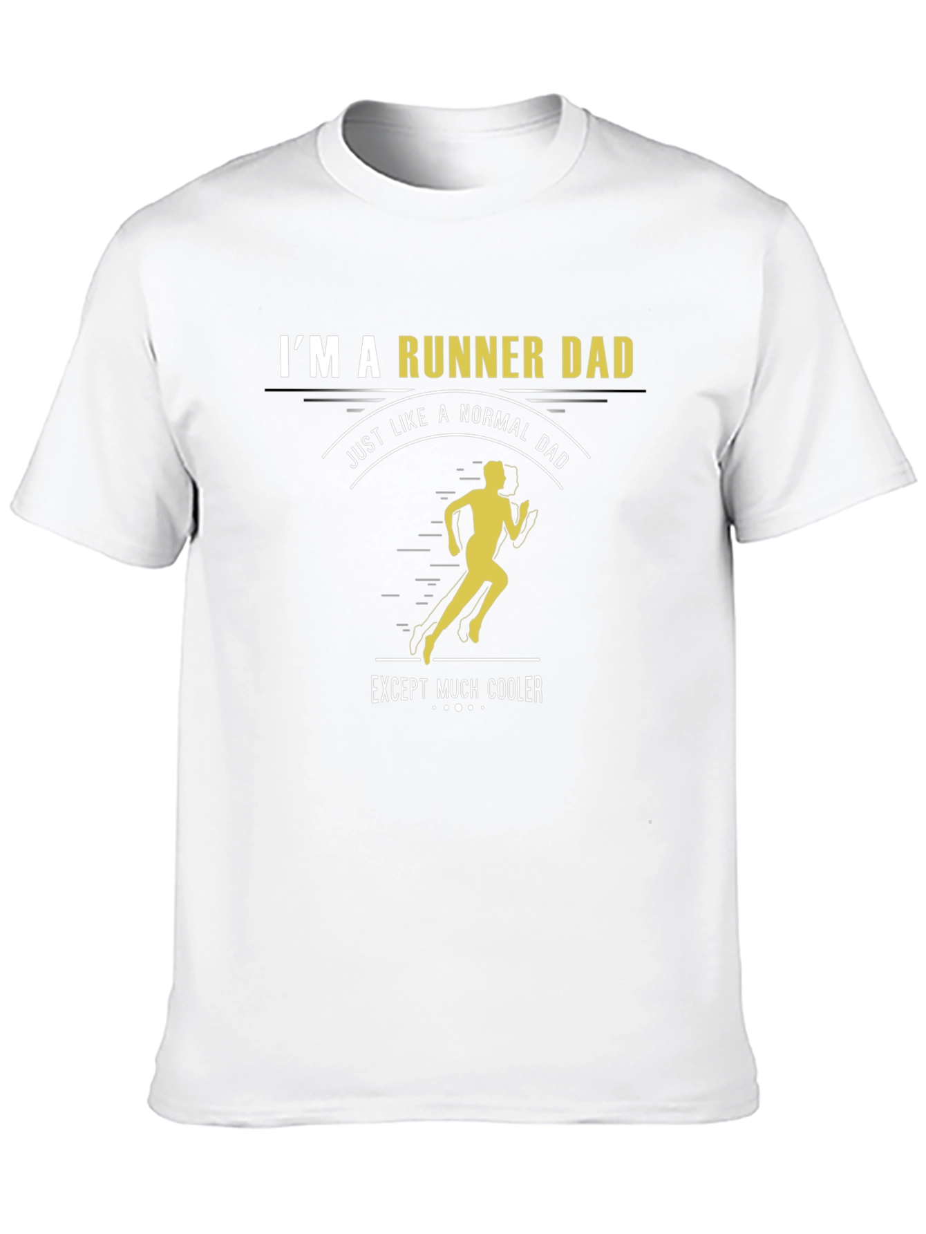 Black Runner Dad T-Shirt - Just Like a Normal Dad, Except Much Cooler! view 10