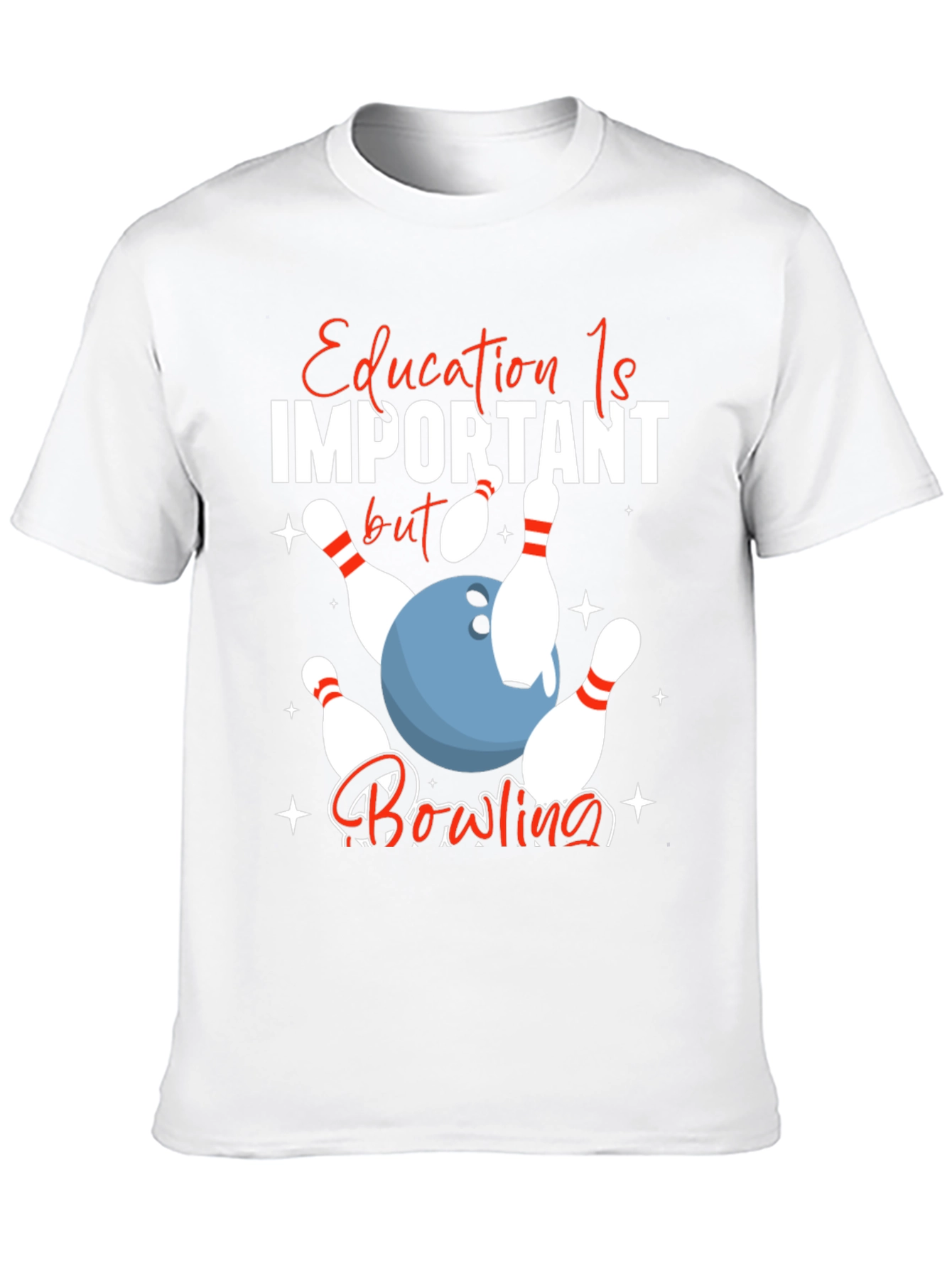 Black Education is Important Bowling T-Shirt view 10