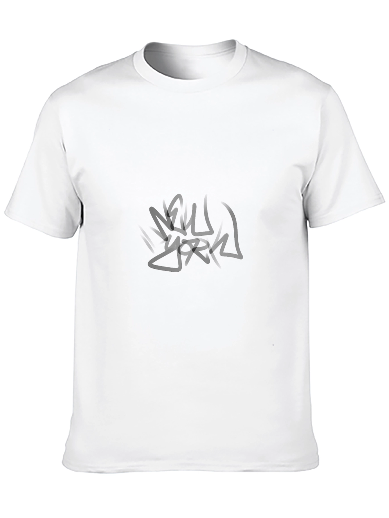 Black Modern Black Graphic Tee view 10