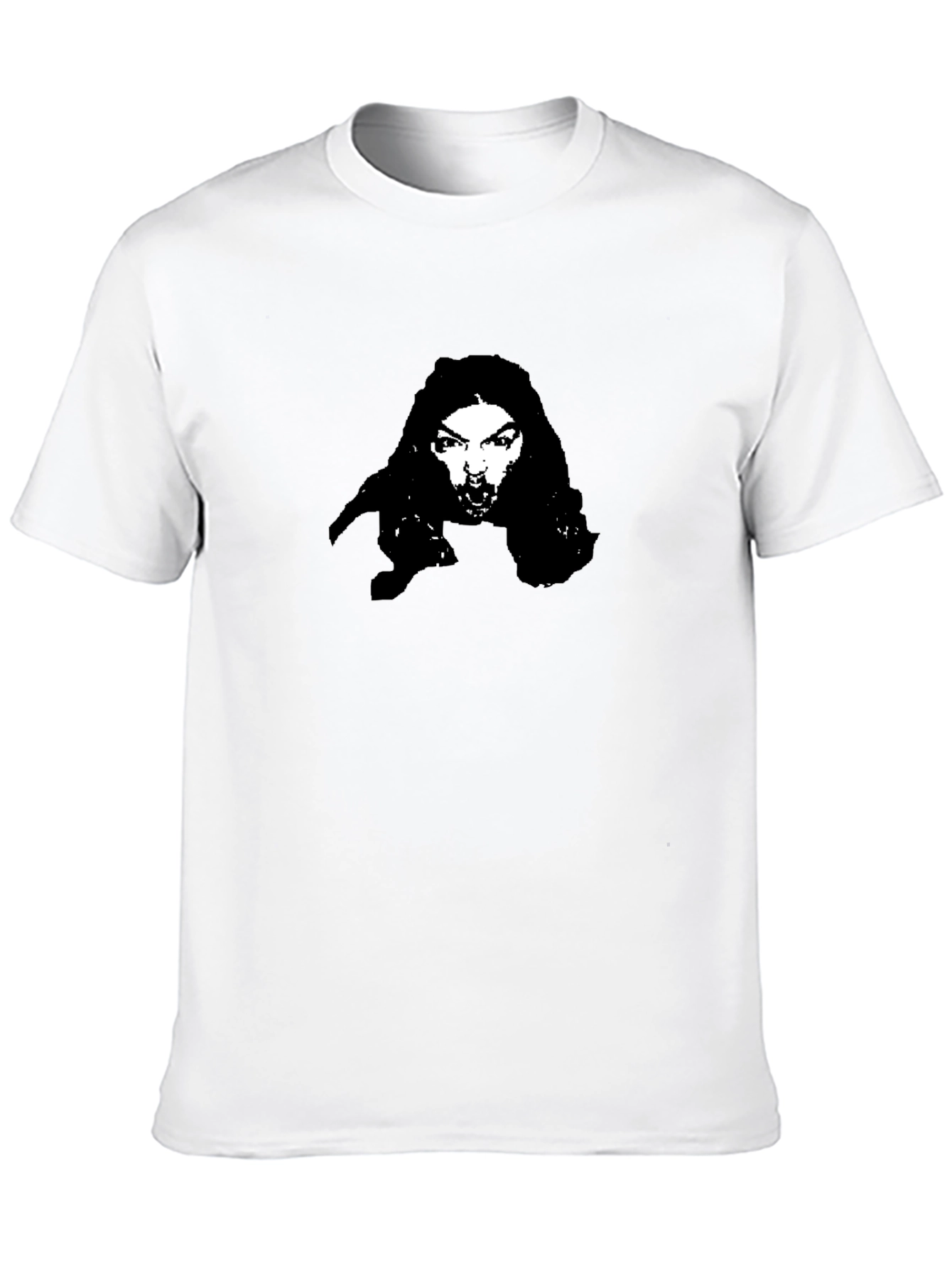 Black Black T-Shirt with Graphic Print view 10