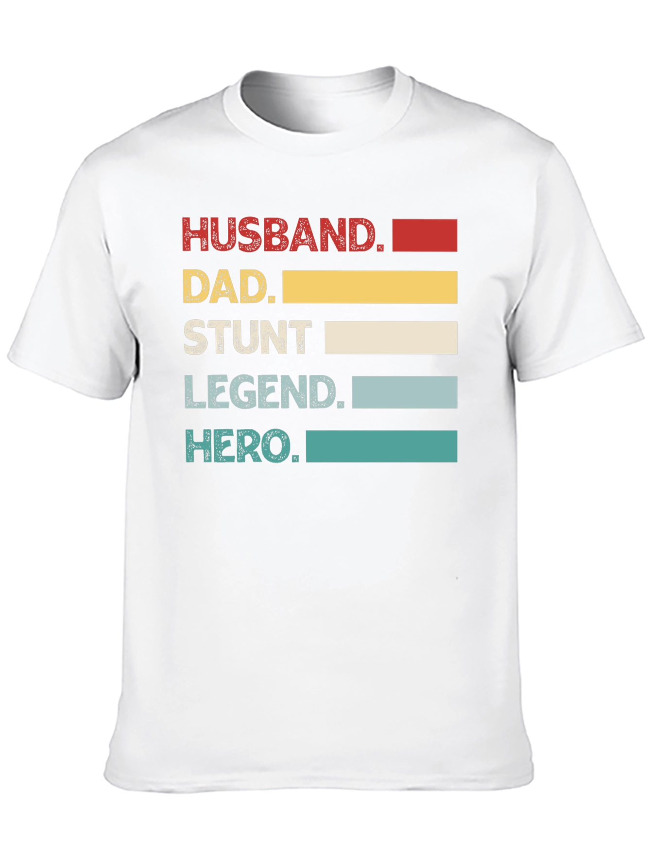 Black Husband Dad Stunt Legend Hero T-Shirt view 10