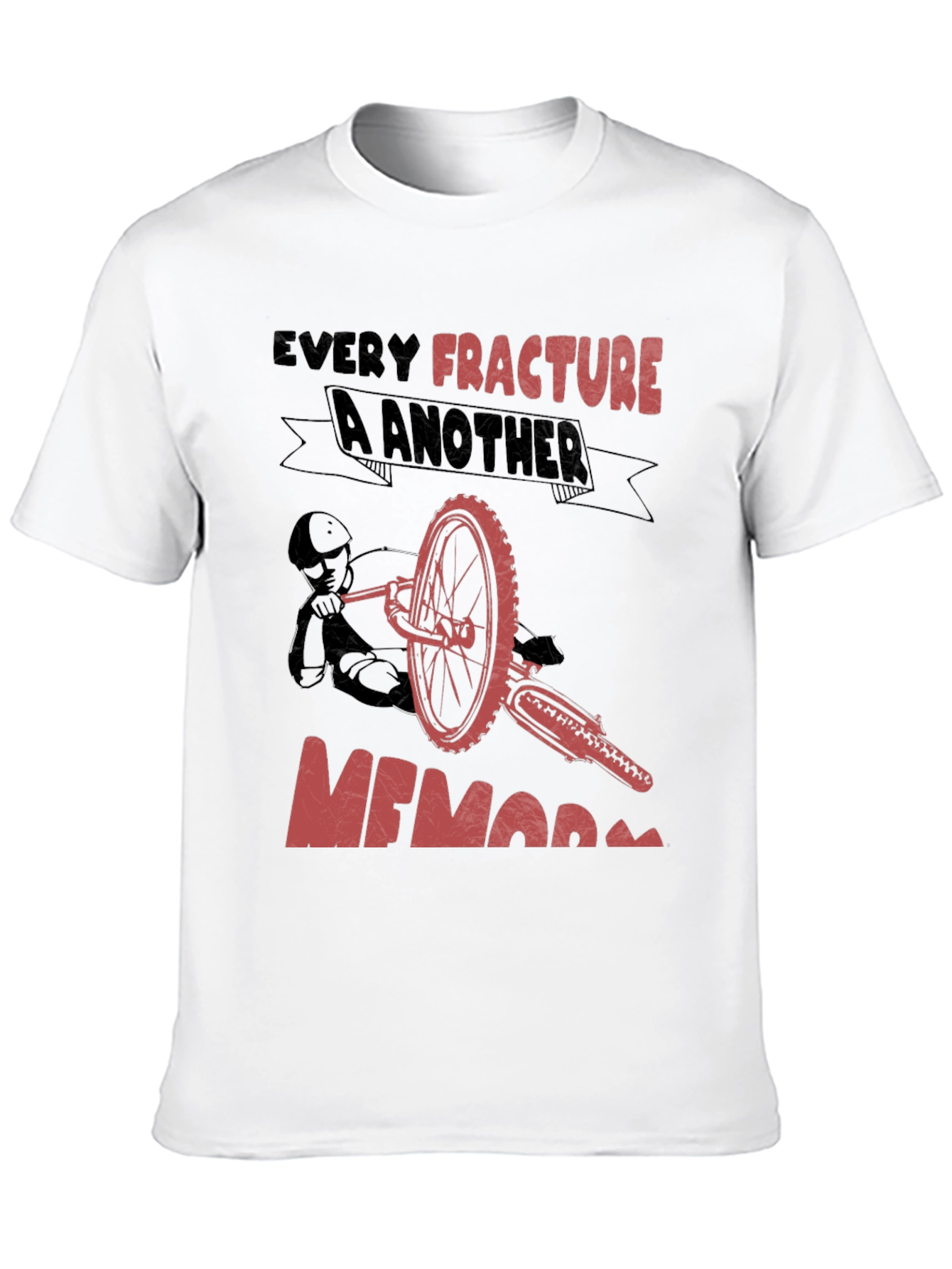 Black Every Fracture A Memory T-Shirt Biker Tee view 10