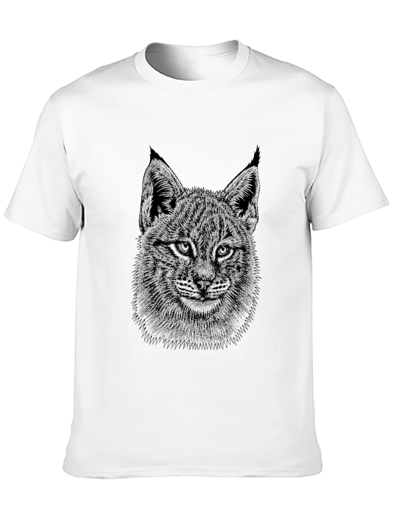 Black Lynx Graphic Tee - Black Crewneck T-Shirt view 10