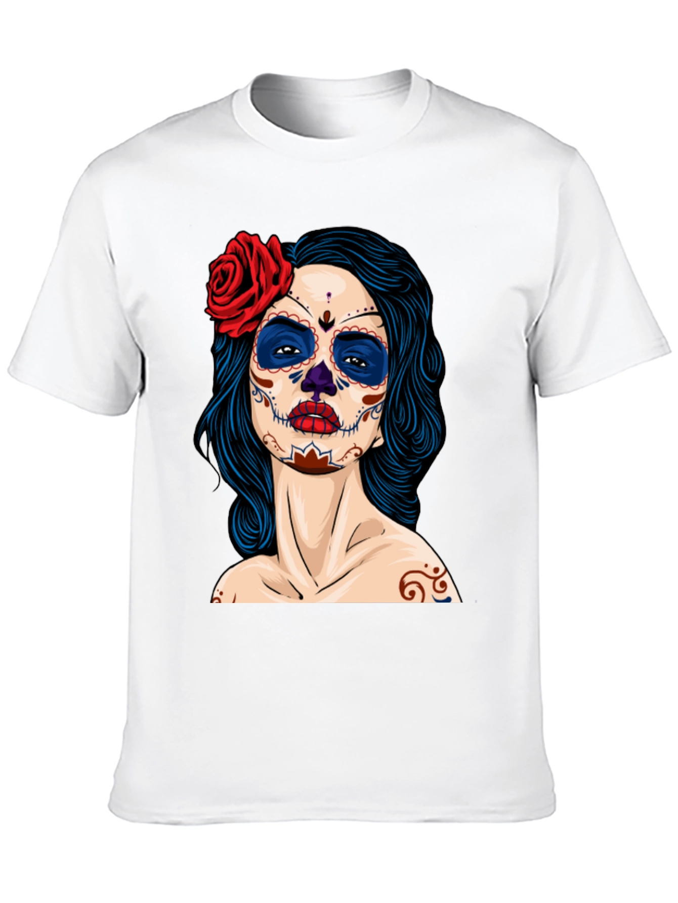 Black Day of the Dead T-Shirt view 10