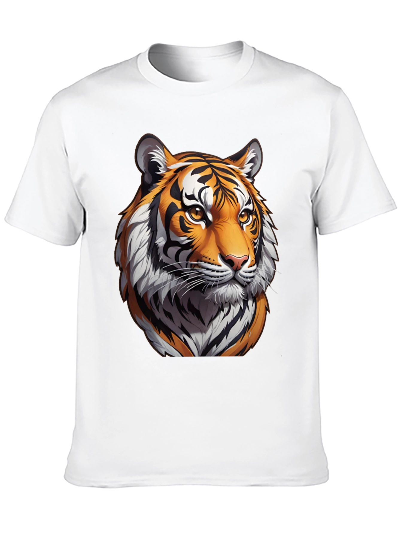 Black Tiger Graphic Black T-Shirt view 10