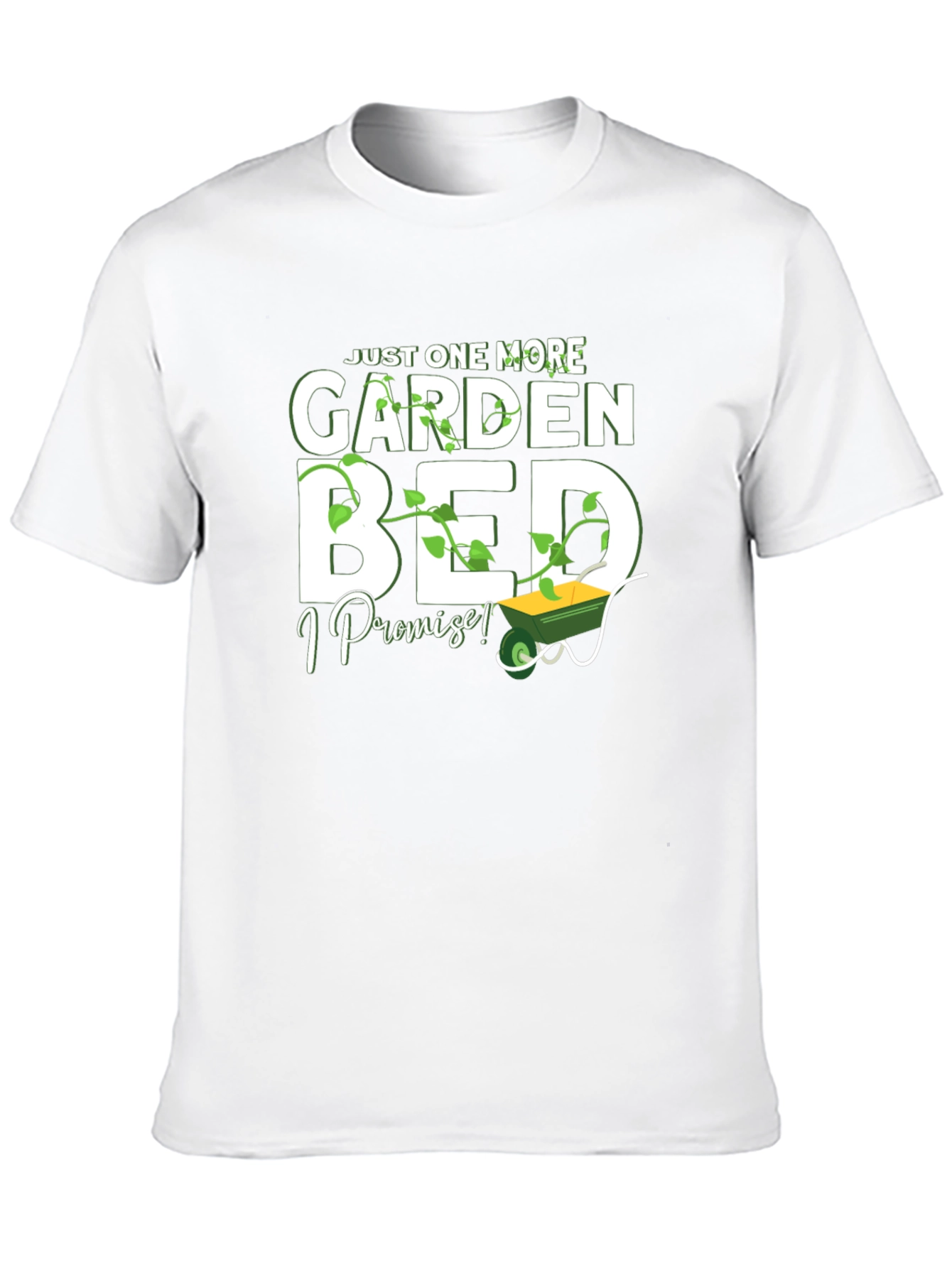 Black Just One More Garden Bed T-Shirt view 10