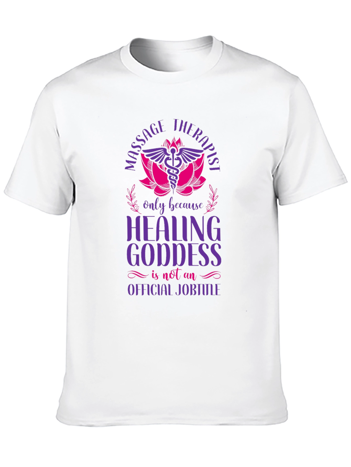 Black Massage Therapist Healing Goddess Graphic T-Shirt view 10