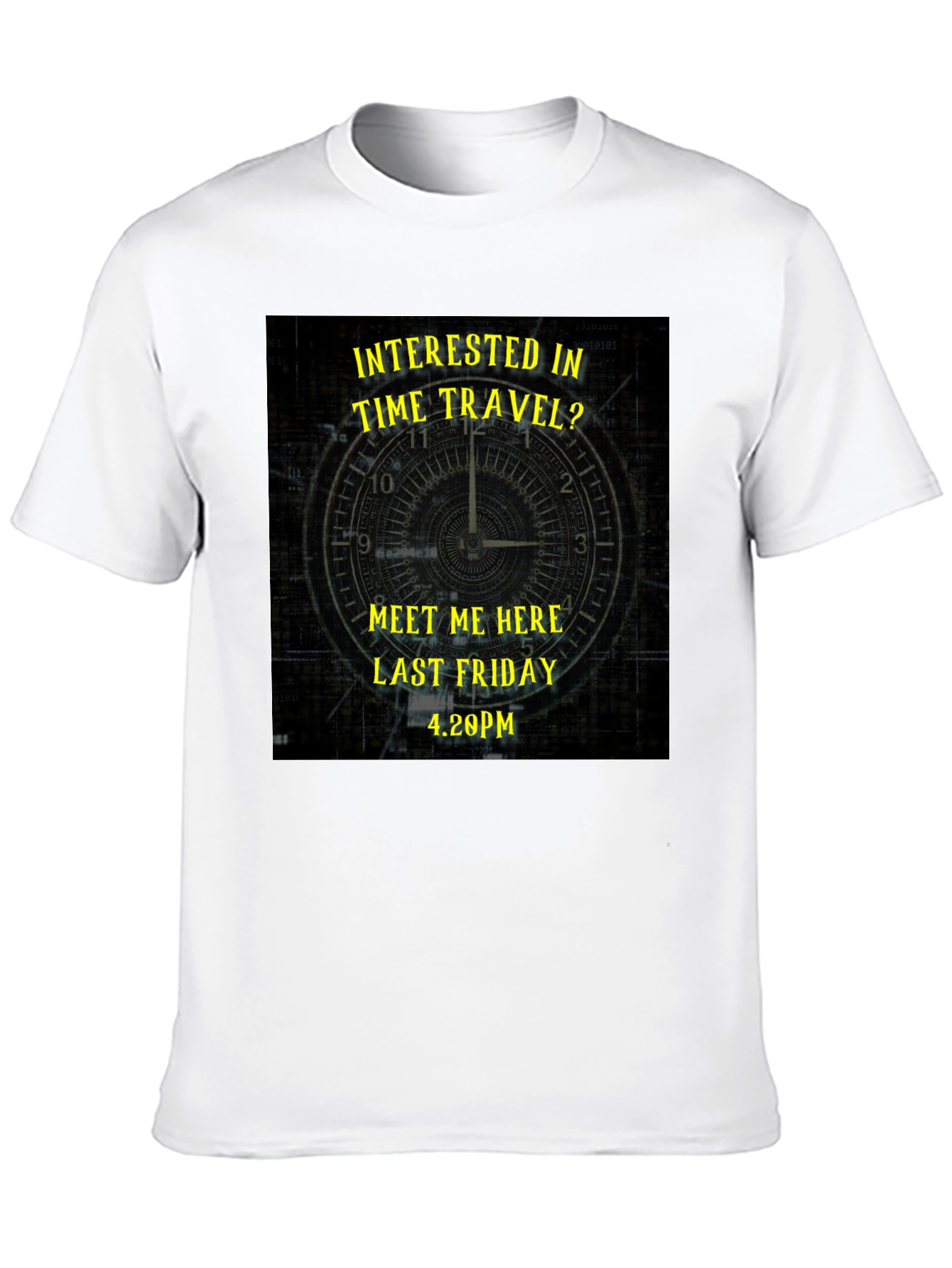 Black Time Travel Graphic Tee - Last Friday Meeting view 10