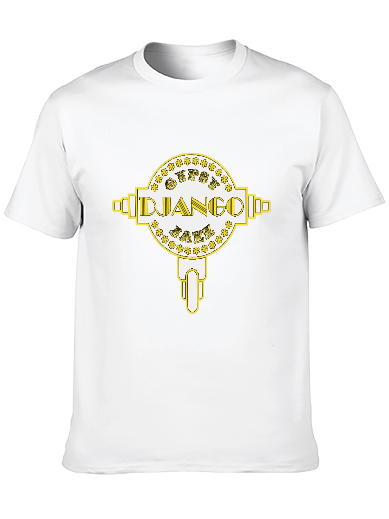 Black Gypsy Django Jazz Graphic T-Shirt view 10