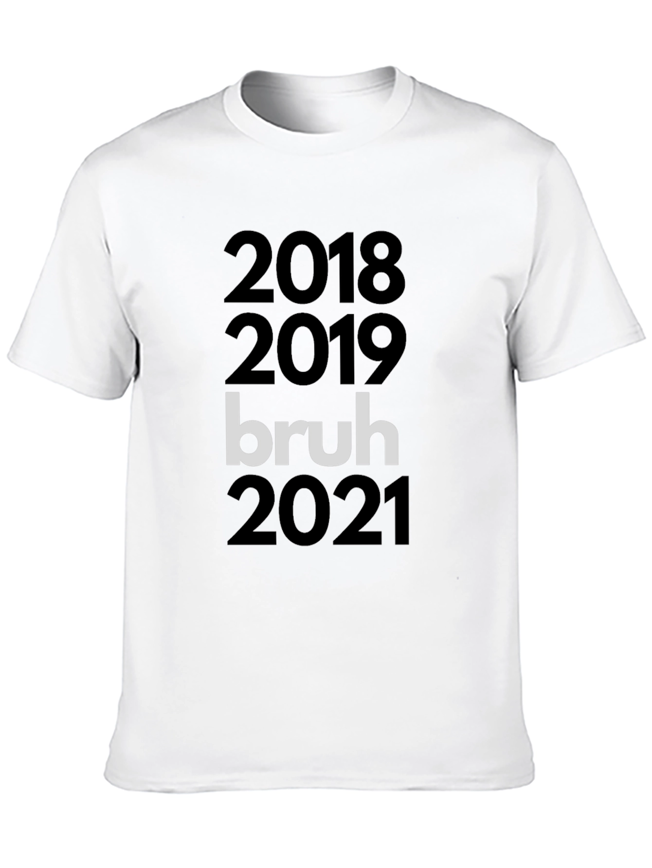 Black Bruh Funny Year T-Shirt view 10