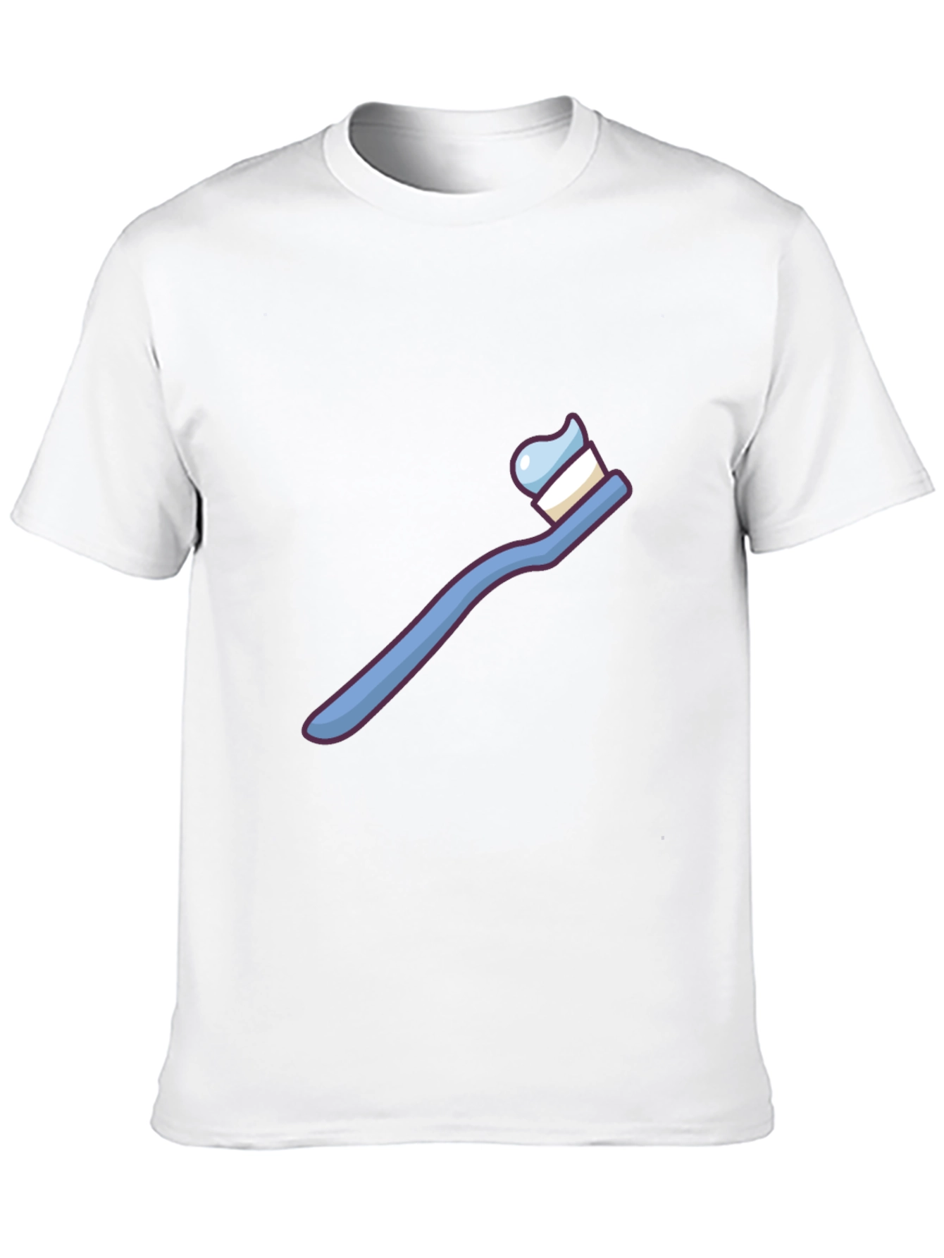 Black Toothbrush Graphic Tee - Fresh & Fun T-Shirt view 10