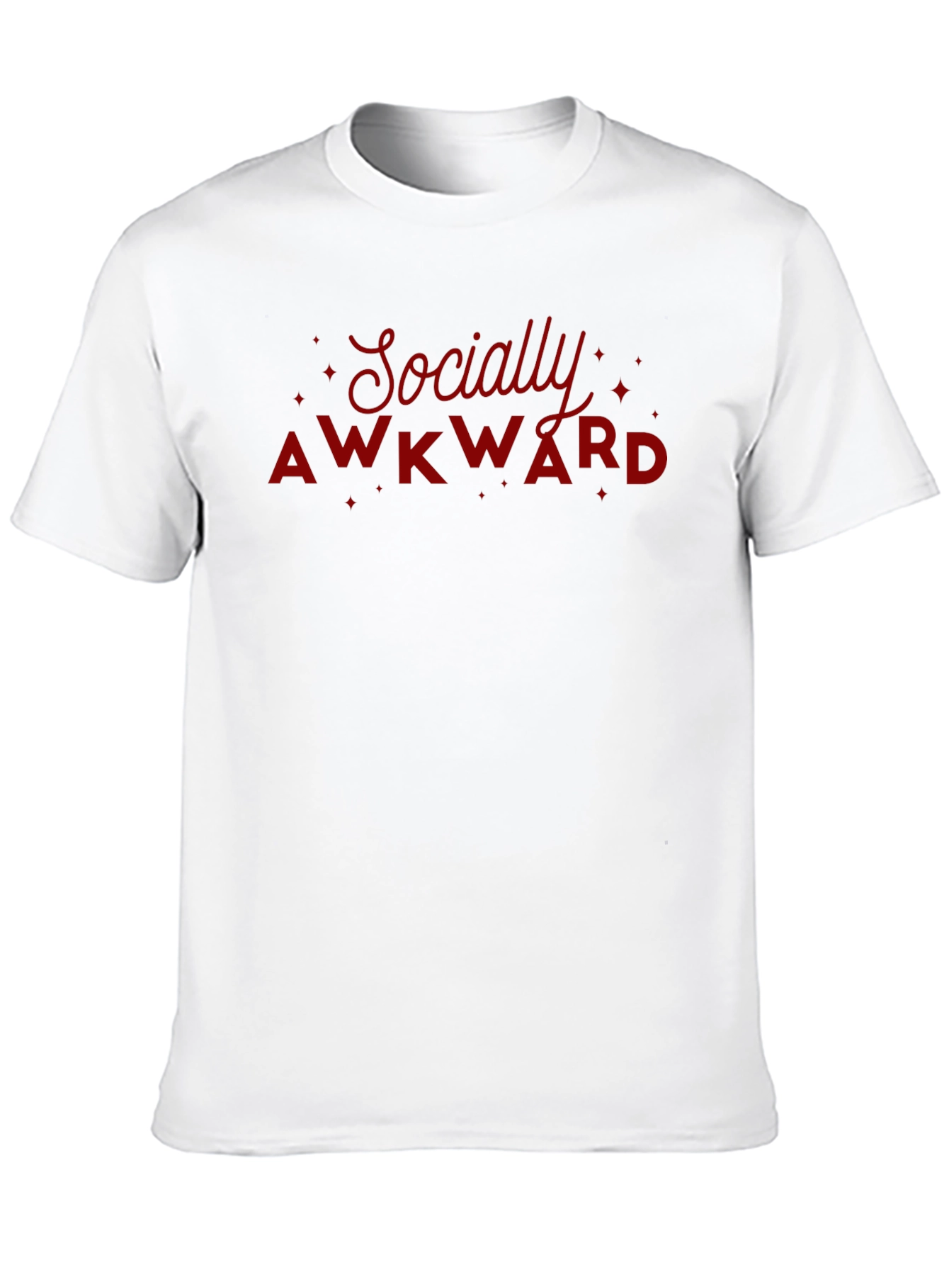 Black Socially Awkward Graphic T-Shirt - Dark Tee view 10