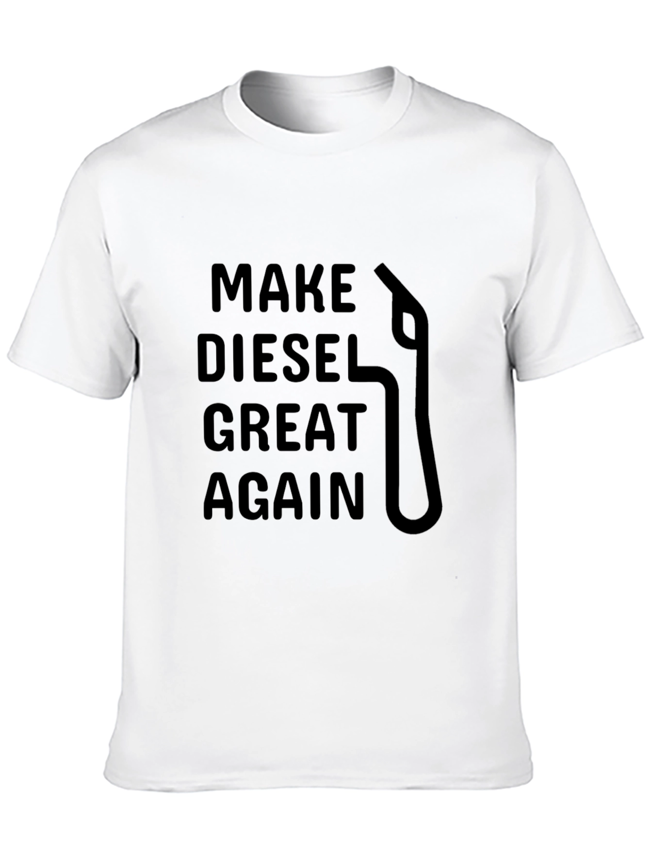 Black Make Diesel Great Again Graphic T-Shirt view 10