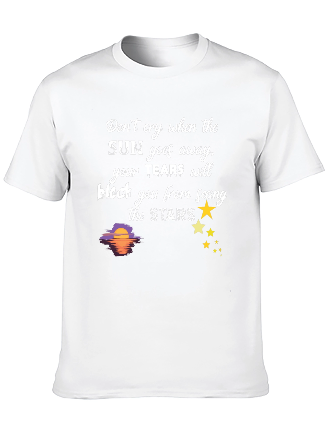 Black Inspirational Stars Graphic Tee view 10