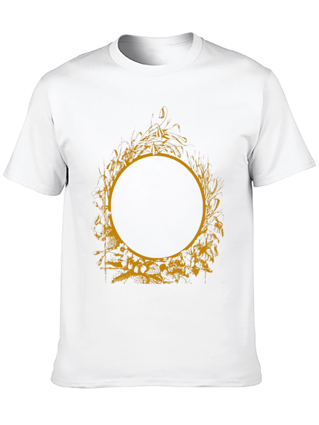 Black Abstract Graphic Tee - Black Cotton Blend view 10